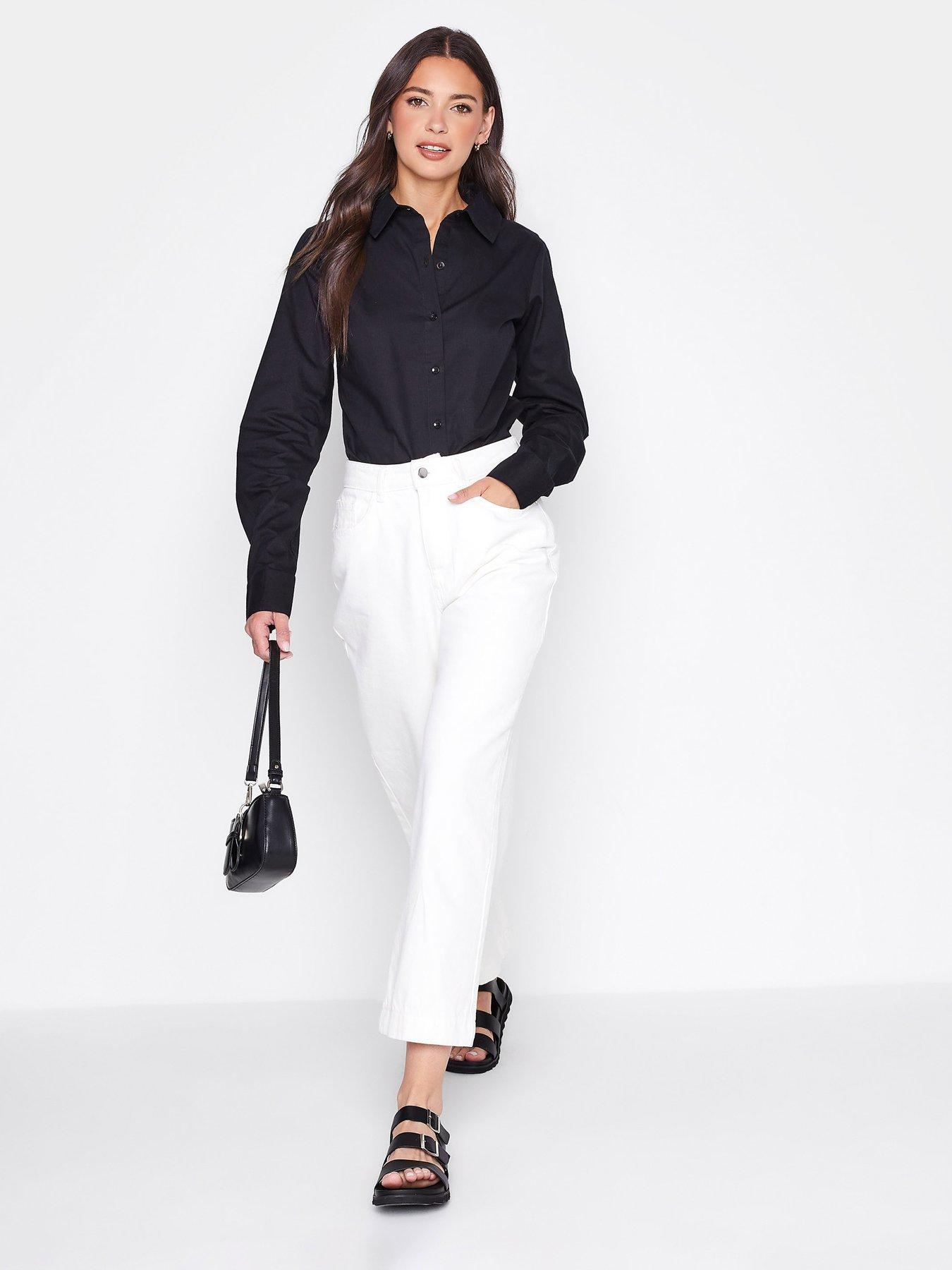 long-tall-sally-long-tall-sally-black-fitted-shirtback