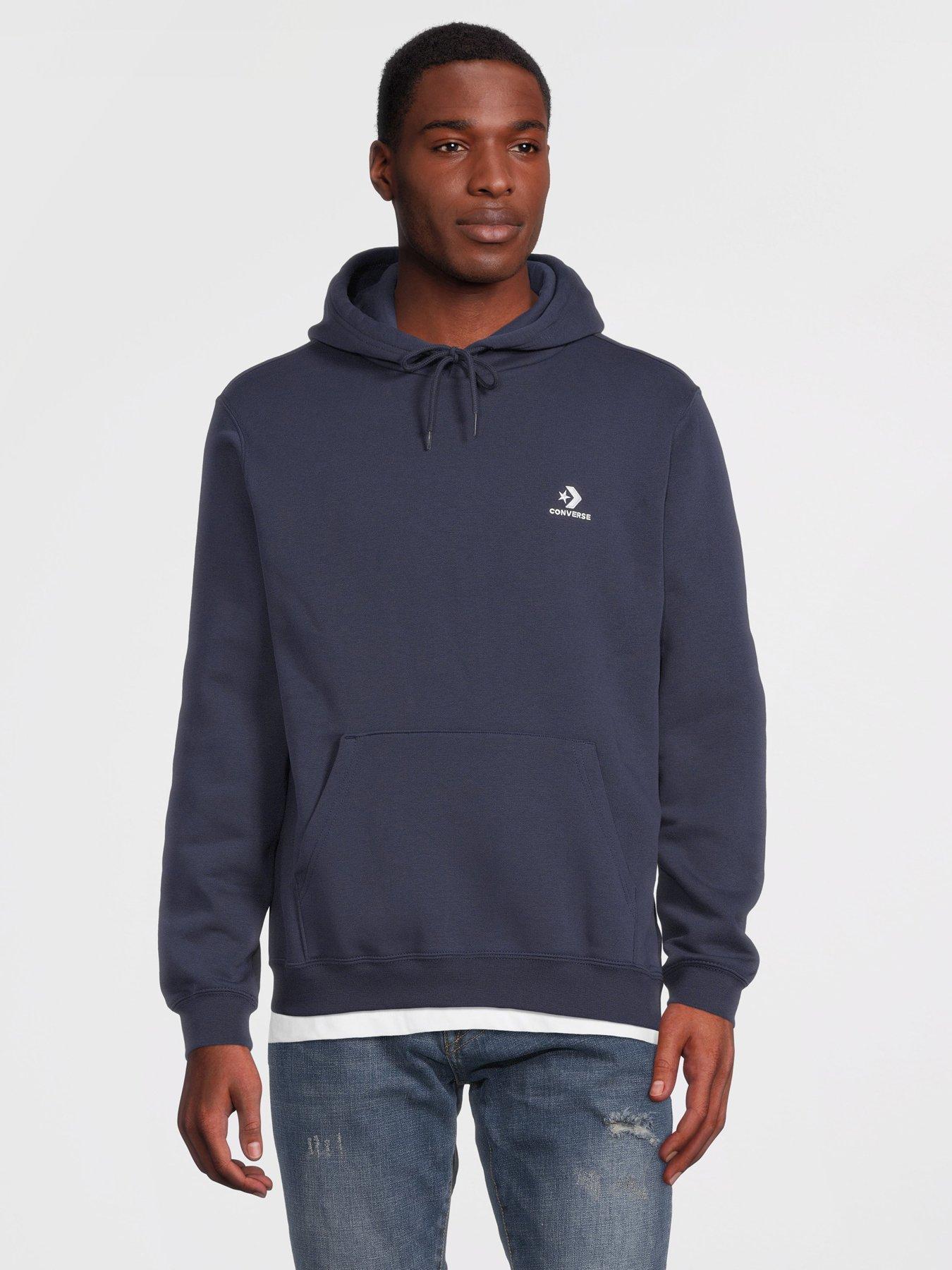 Navy store converse hoodie