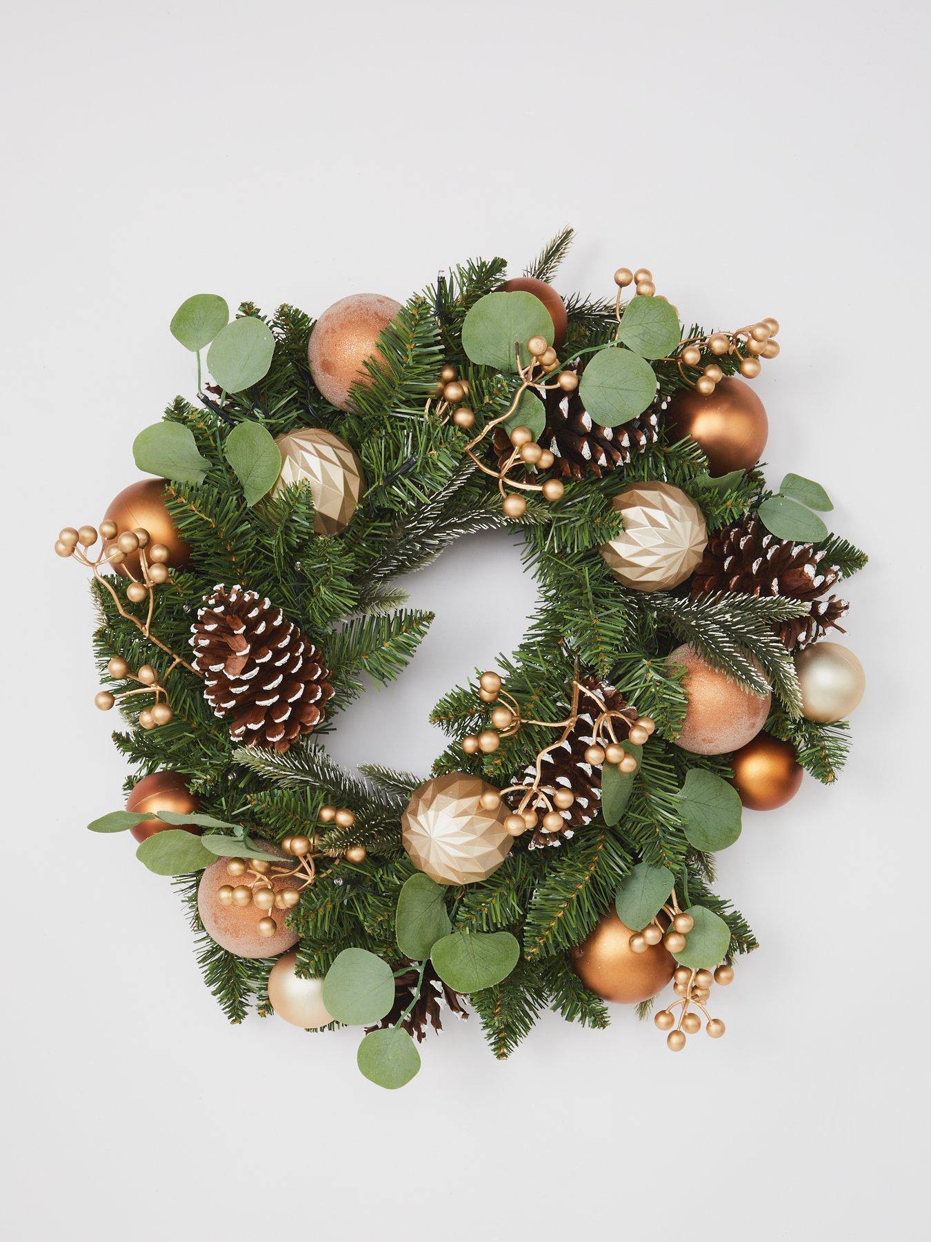 very-home-copper-and-gold-pre-lit-christmas-wreath-60-cmstillFront