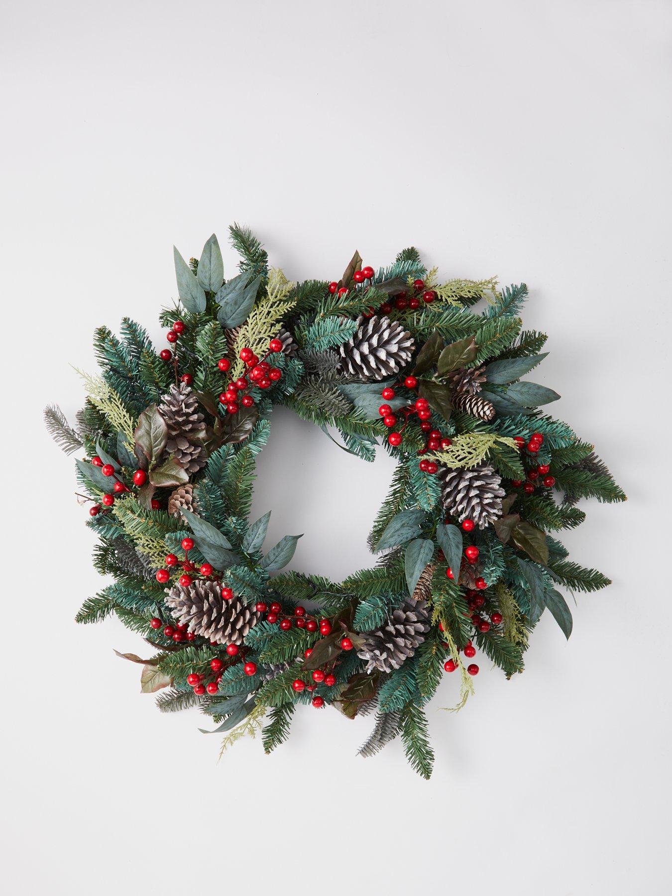 very-home-pre-lit-red-berry-christmas-wreath-80-cmstillFront