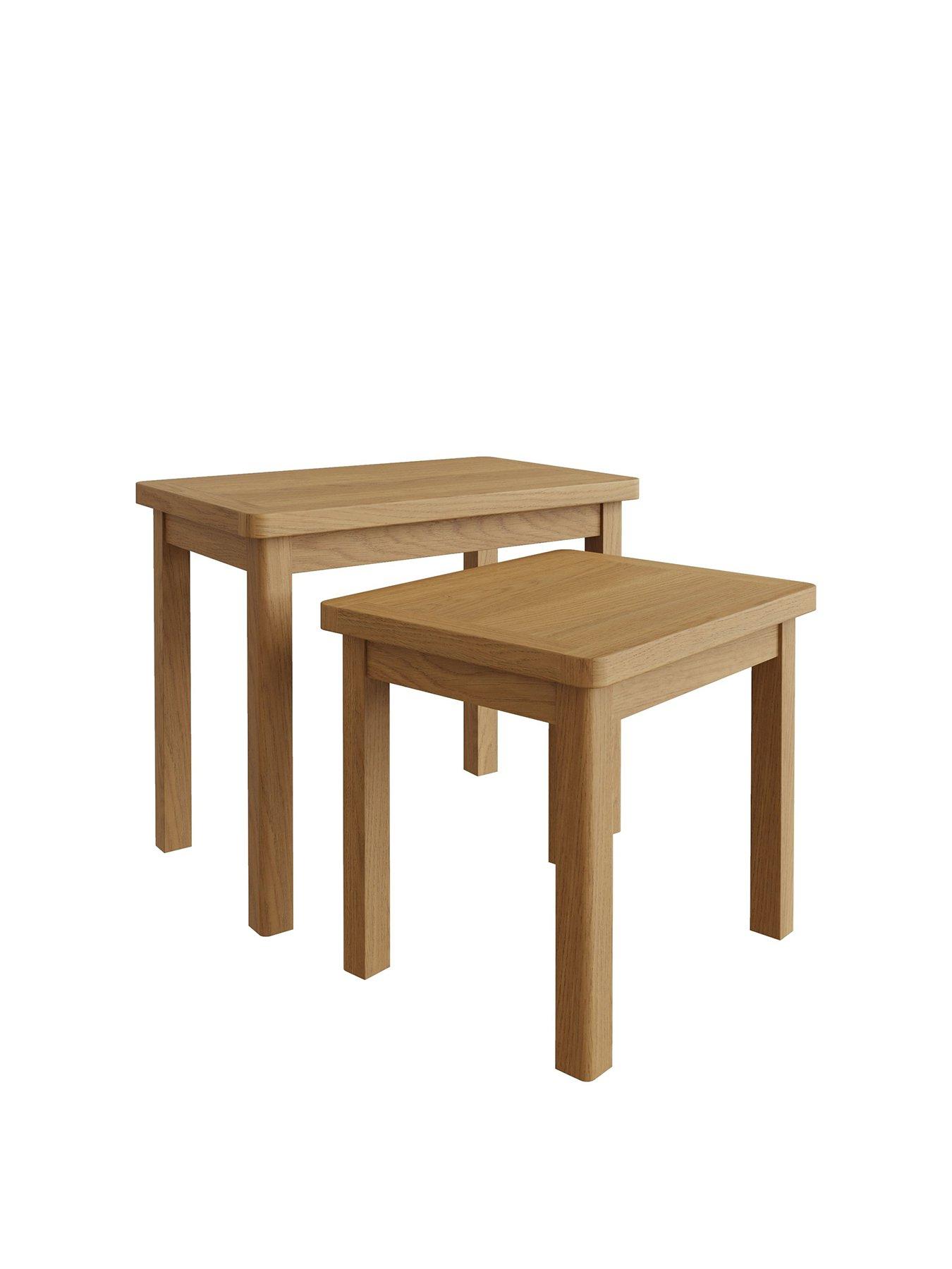 Argos nest deals of tables walnut