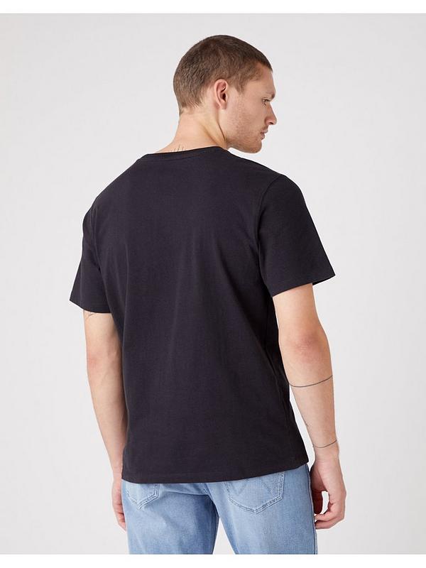 Wrangler Collegiate T-Shirt - Black | Very Ireland