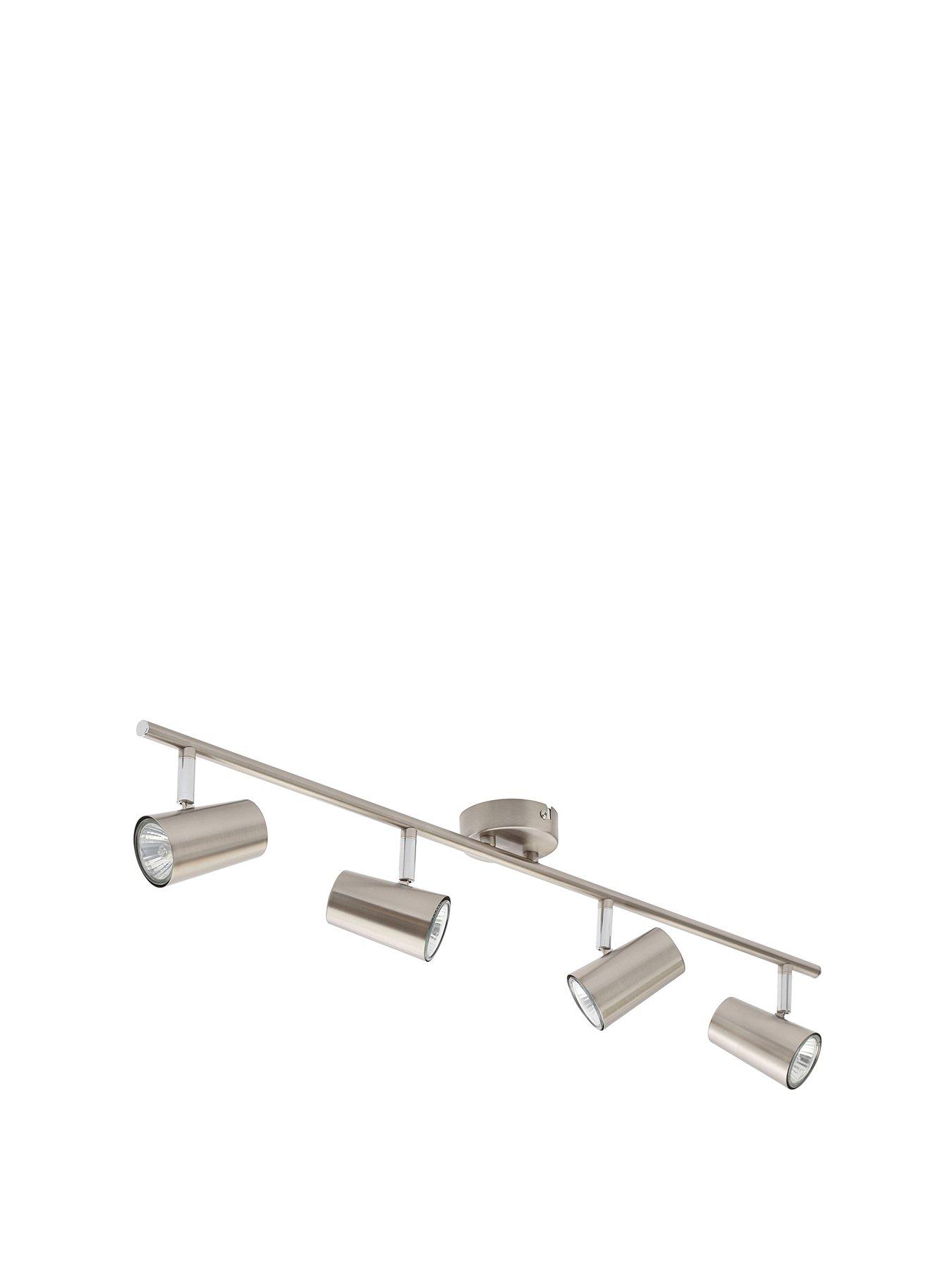 Very Home Harlo 4 Light Bar Fitting - Satin Nickel