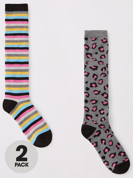 everyday-nbspolder-girl-welly-socks-2-pack-pink