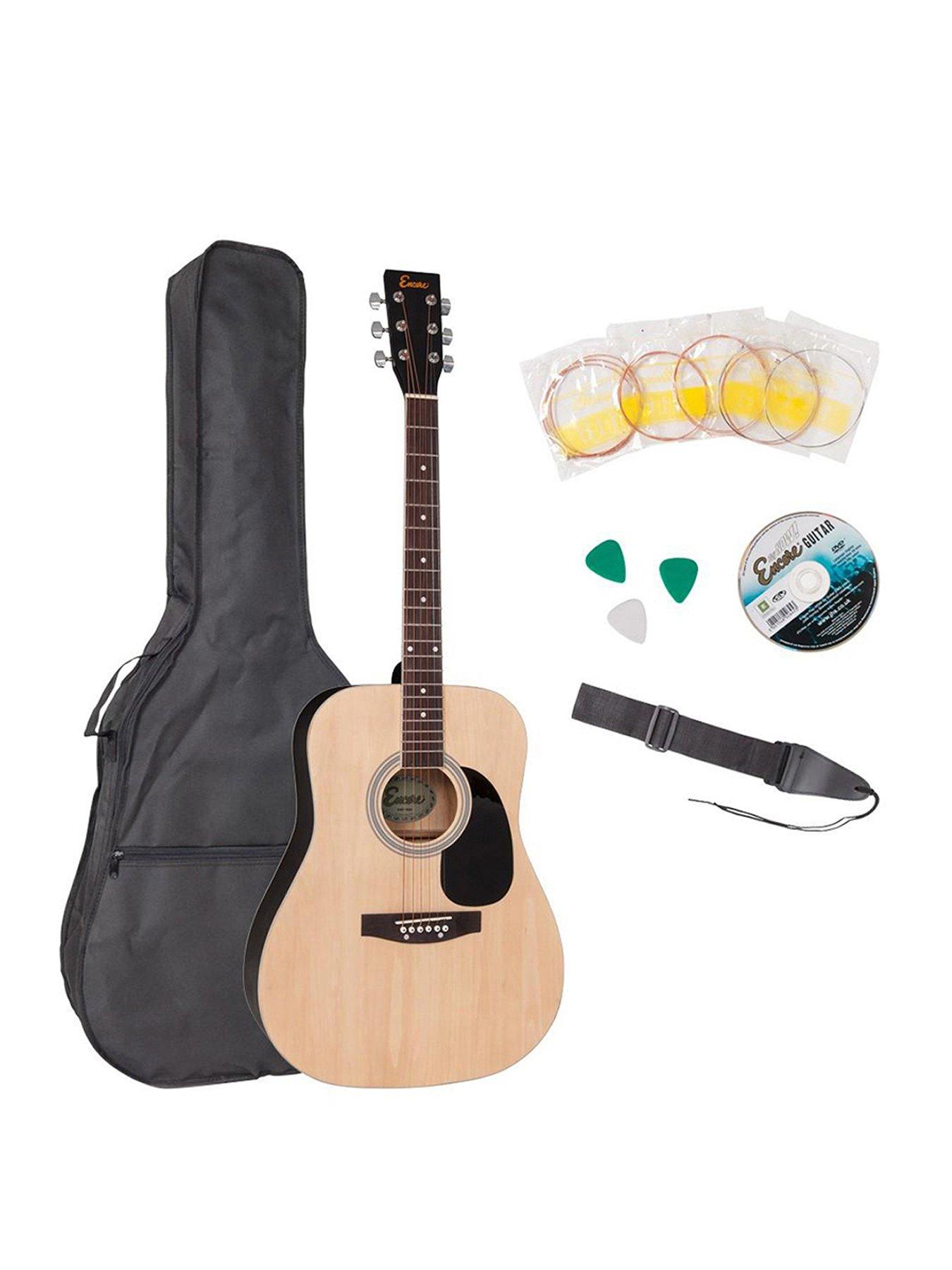 Image 1 of 2 of Encore Acoustic Guitar Outfit - Natural