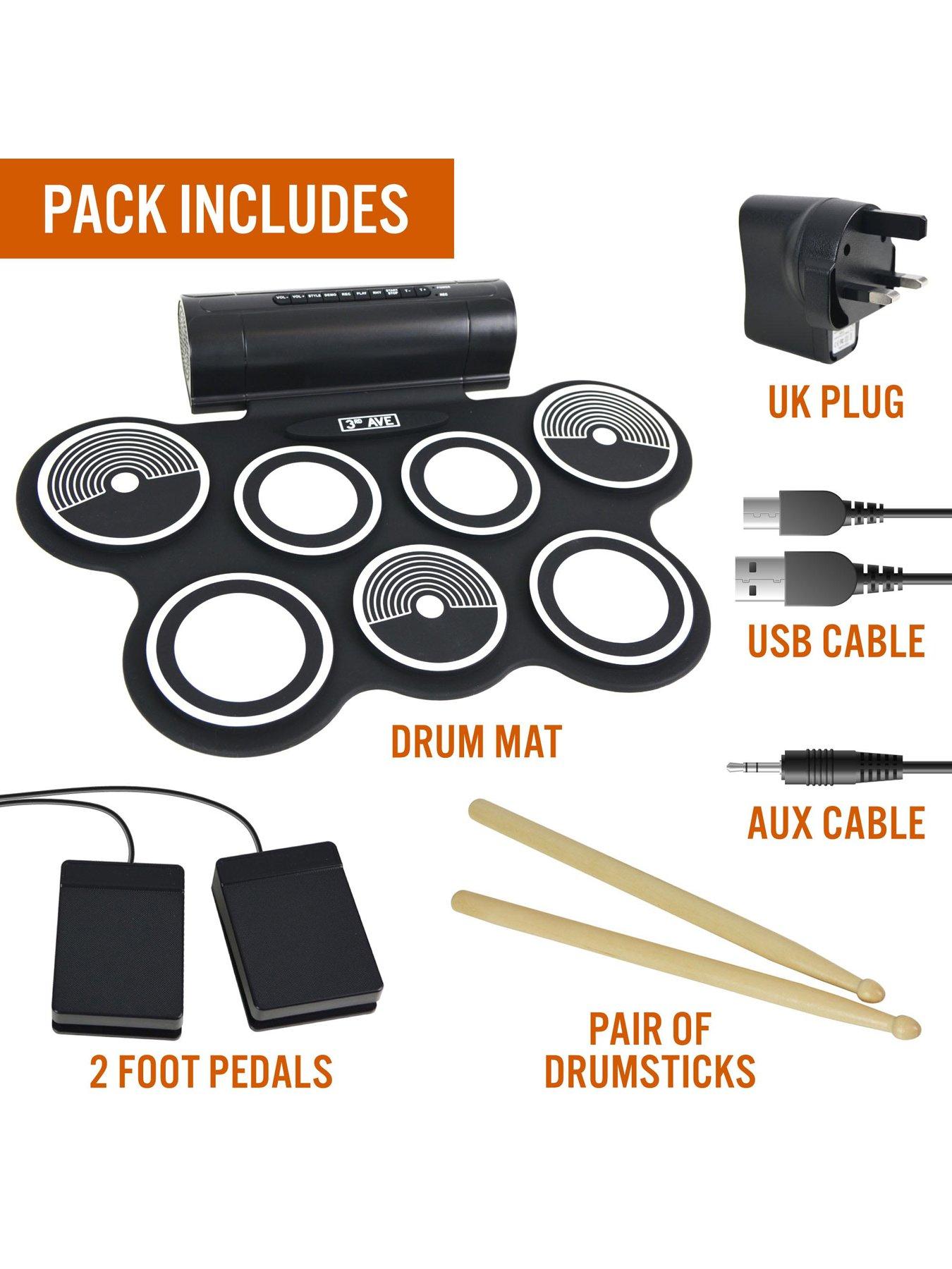 Image 3 of 4 of 3rd Avenue 3rd Avenue Roll Up Drum Kit