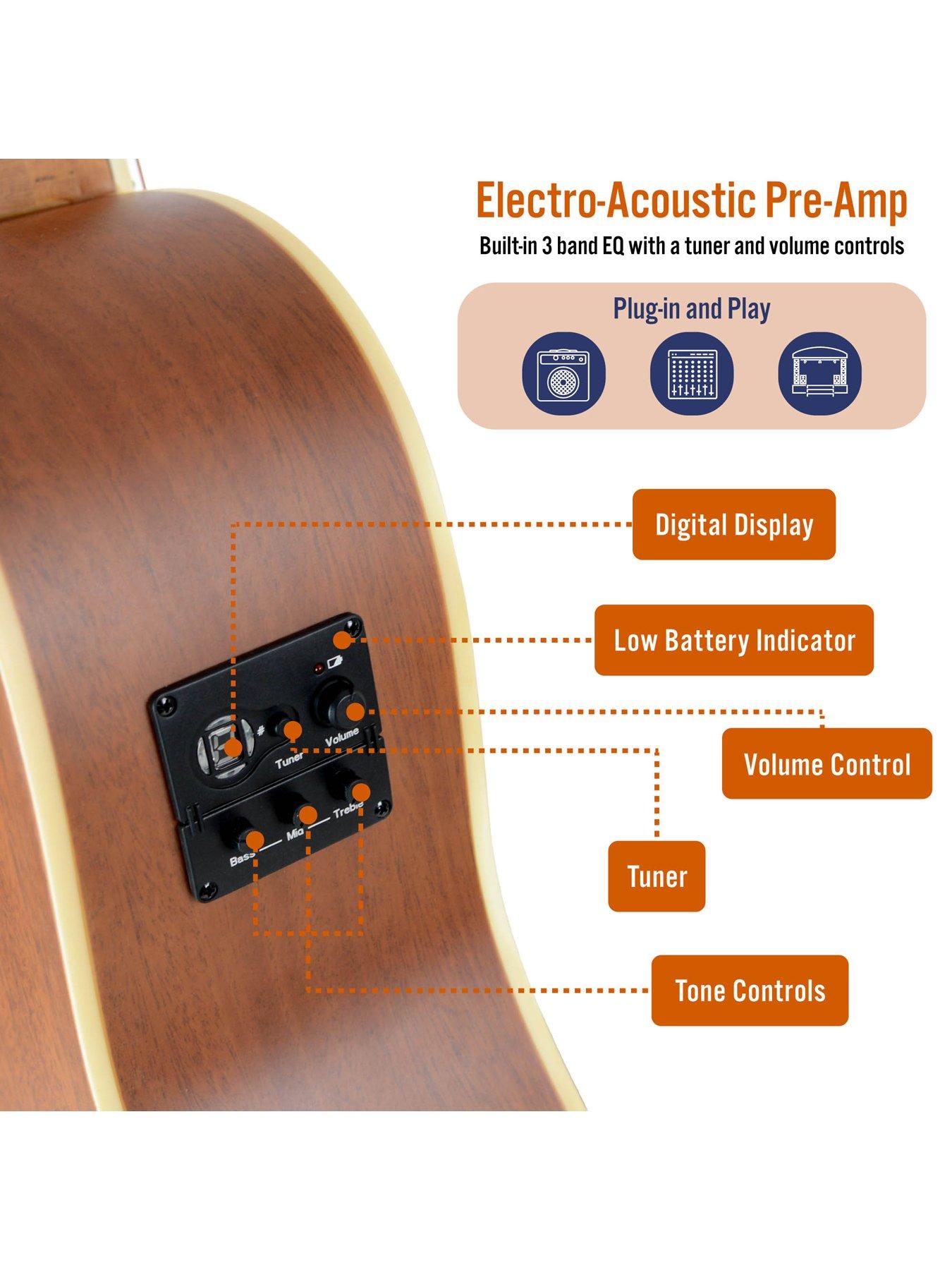 Image 4 of 7 of undefined MX Cutaway Electro Acoustic Guitar Pack - Sunburst