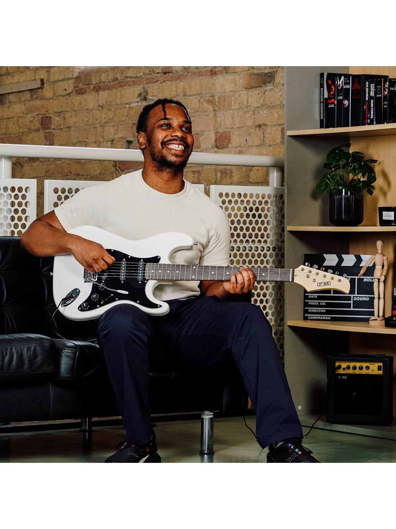 Image 5 of 6 of 3rd Avenue Full Size 4/4 Electric Guitar Ultimate Kit with Amp - 6 Months FREE Lessons - White