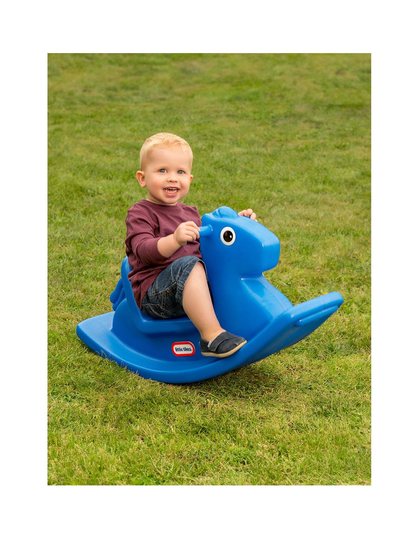 Image 1 of 7 of Little Tikes Rocking Horse - Blue