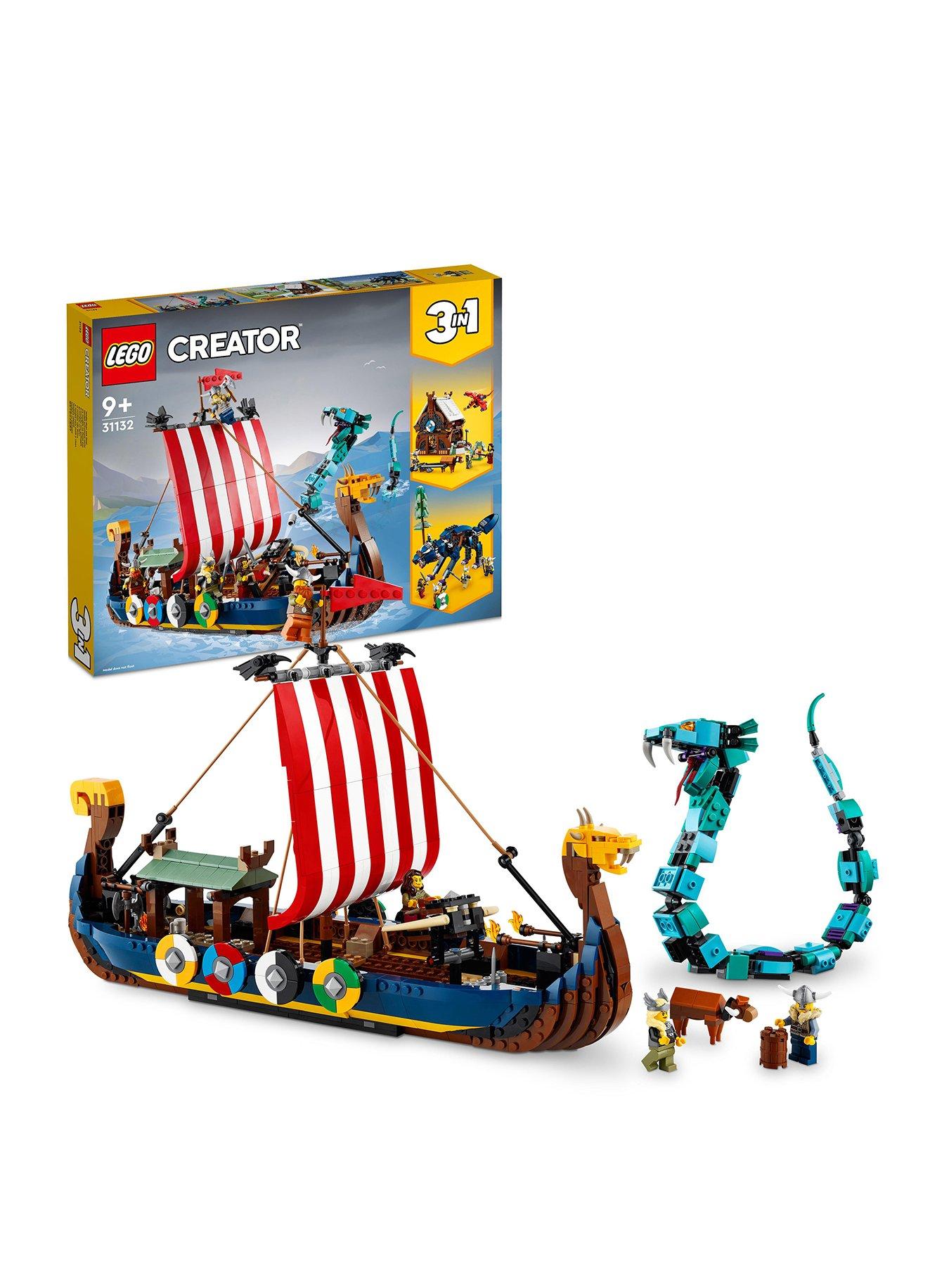 Ved navn Skænk Døde i verden LEGO Creator Viking Ship and the Midgard Serpent | Very Ireland