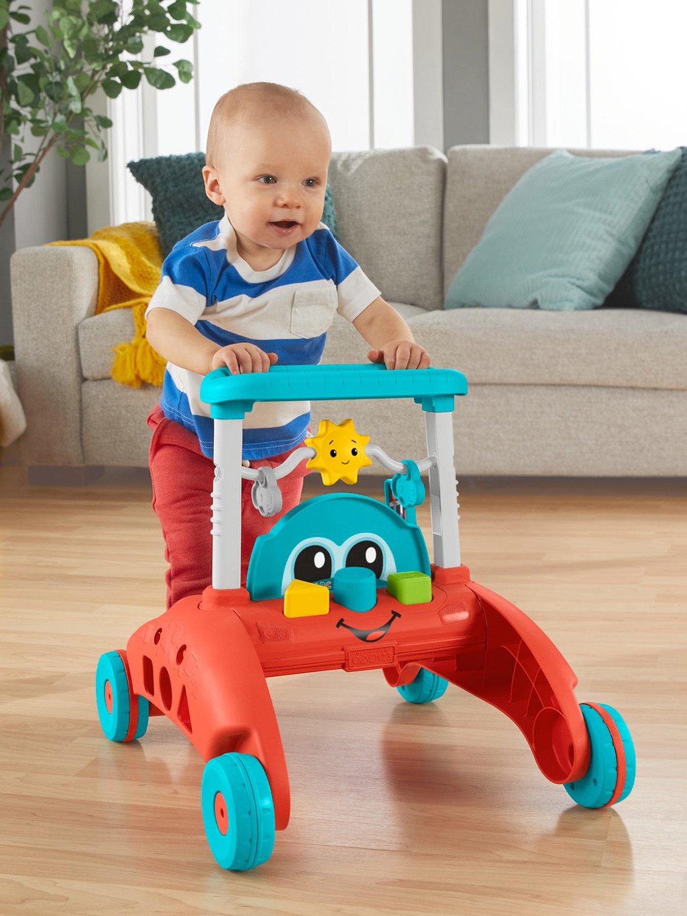Smoby Little Baby Walker Detachable Activity Play Board – Baby's First Doll  Pushchair Toy – Grows with The Child from Activity Board to Walker with
