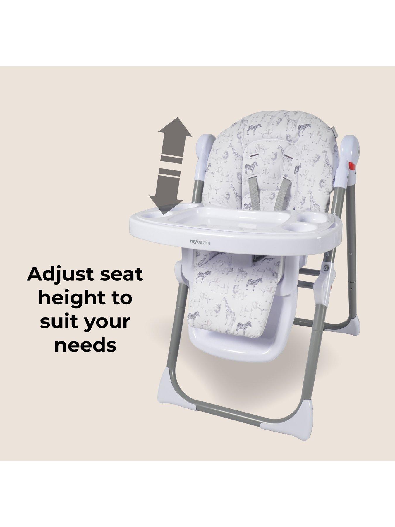 Image 6 of 8 of My Babiie MBHC8 Premium Highchair - Safari