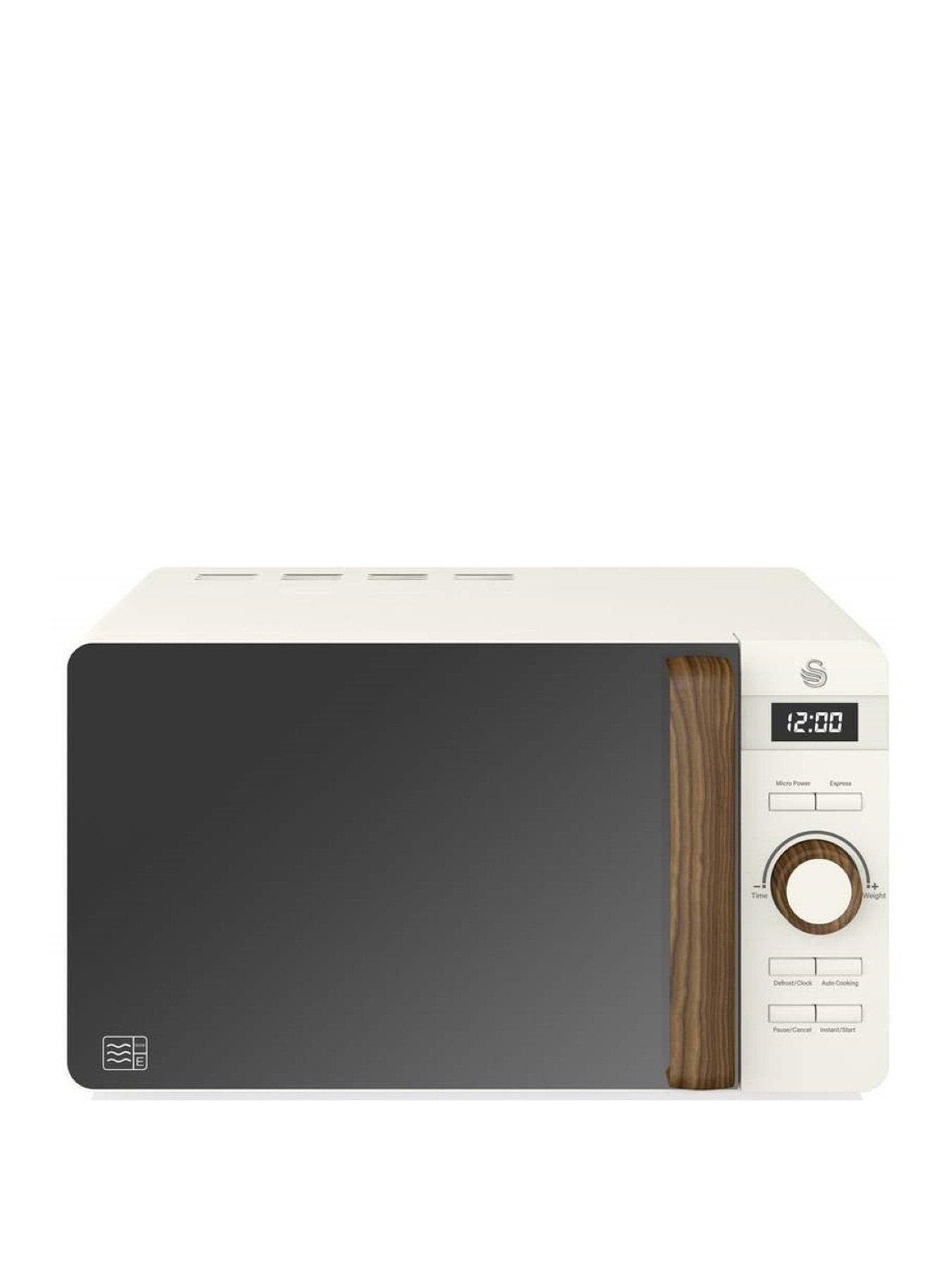 undefined Swan 20L Nordic 800w Microwave- Cream