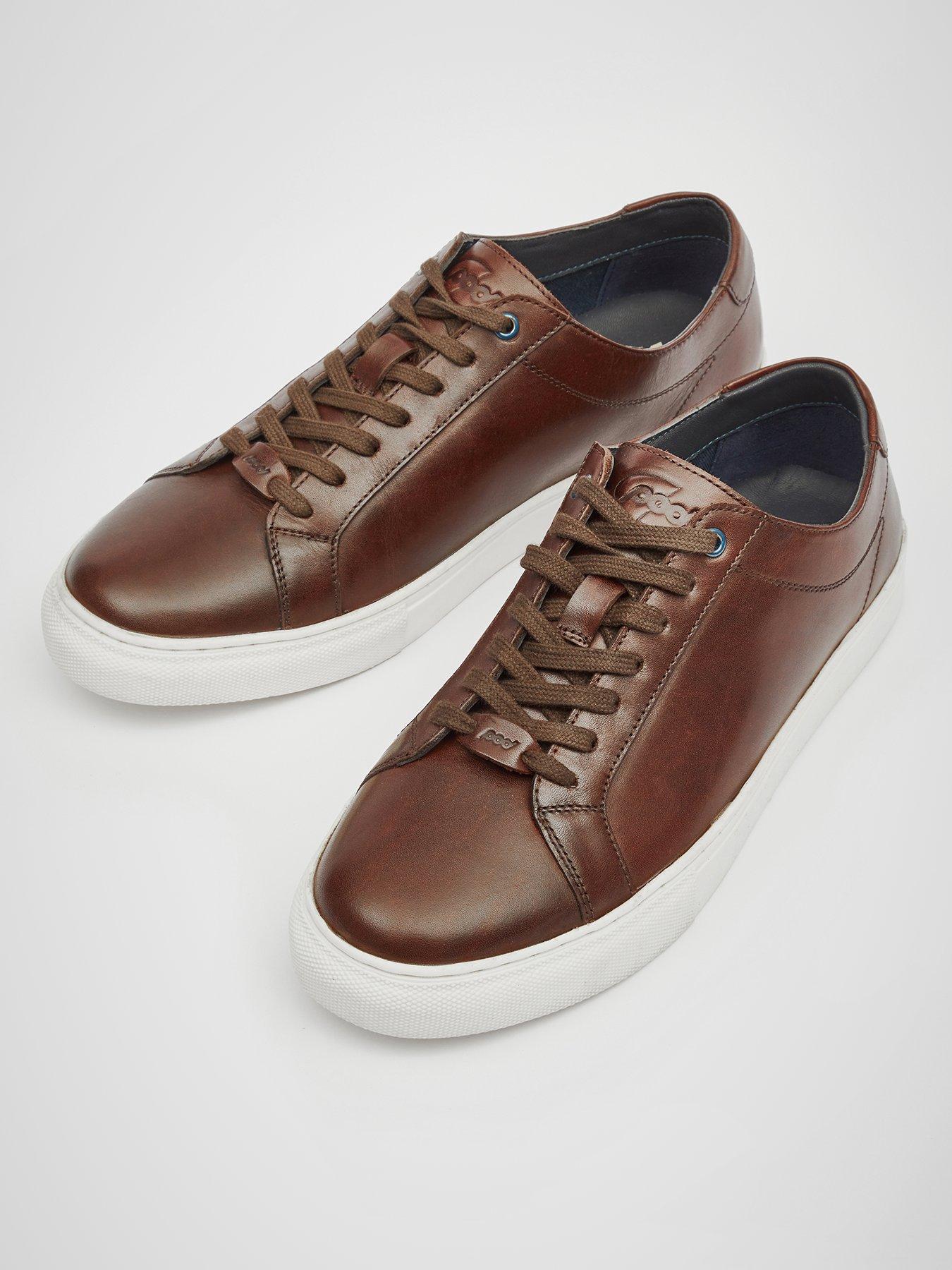 pod-louis-leather-trainers-brownstillFront