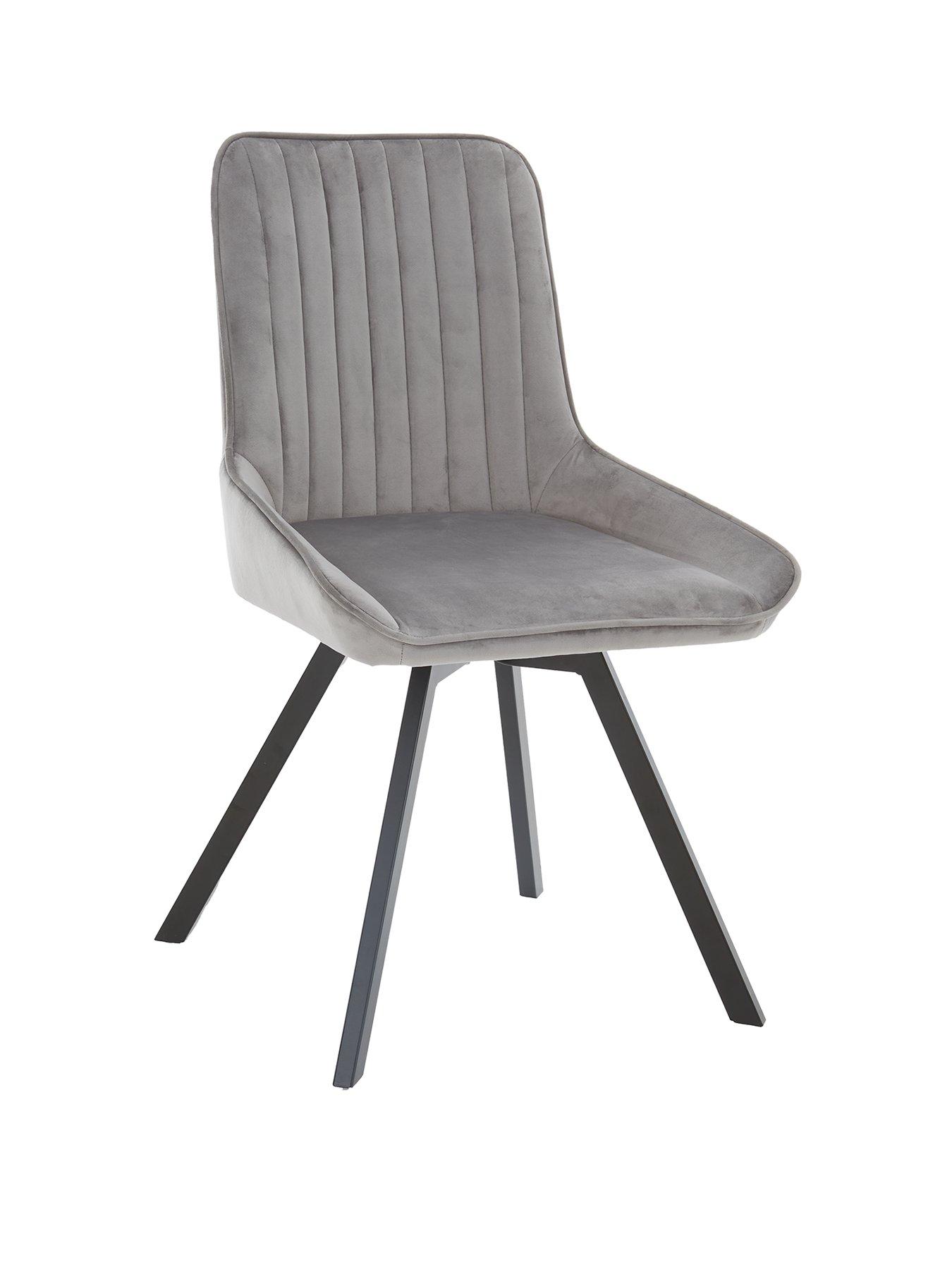 Round deals gray chair