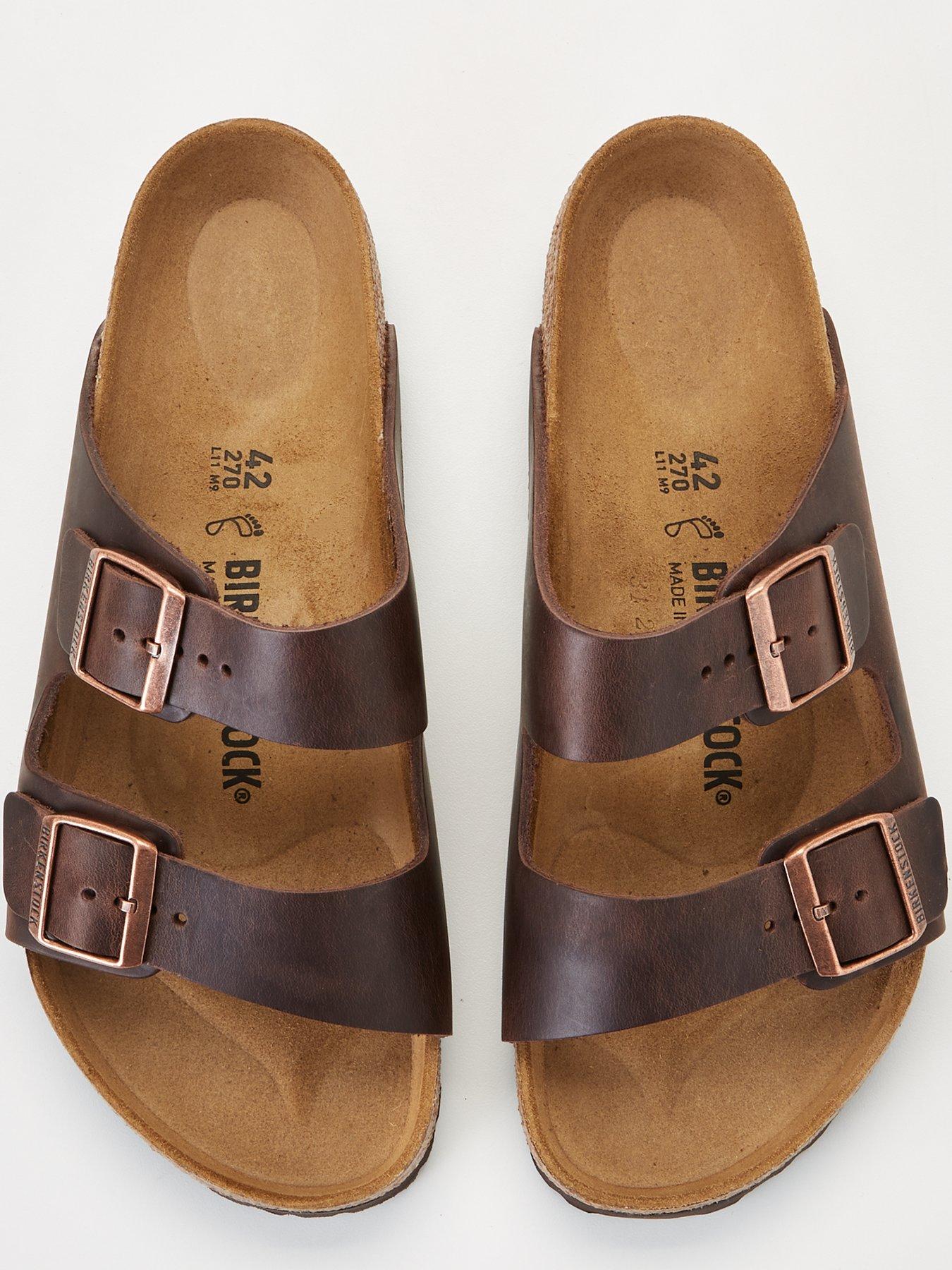 birkenstock-birkenstock-mens-arizona-oiled-leather-sandal-brownoutfit