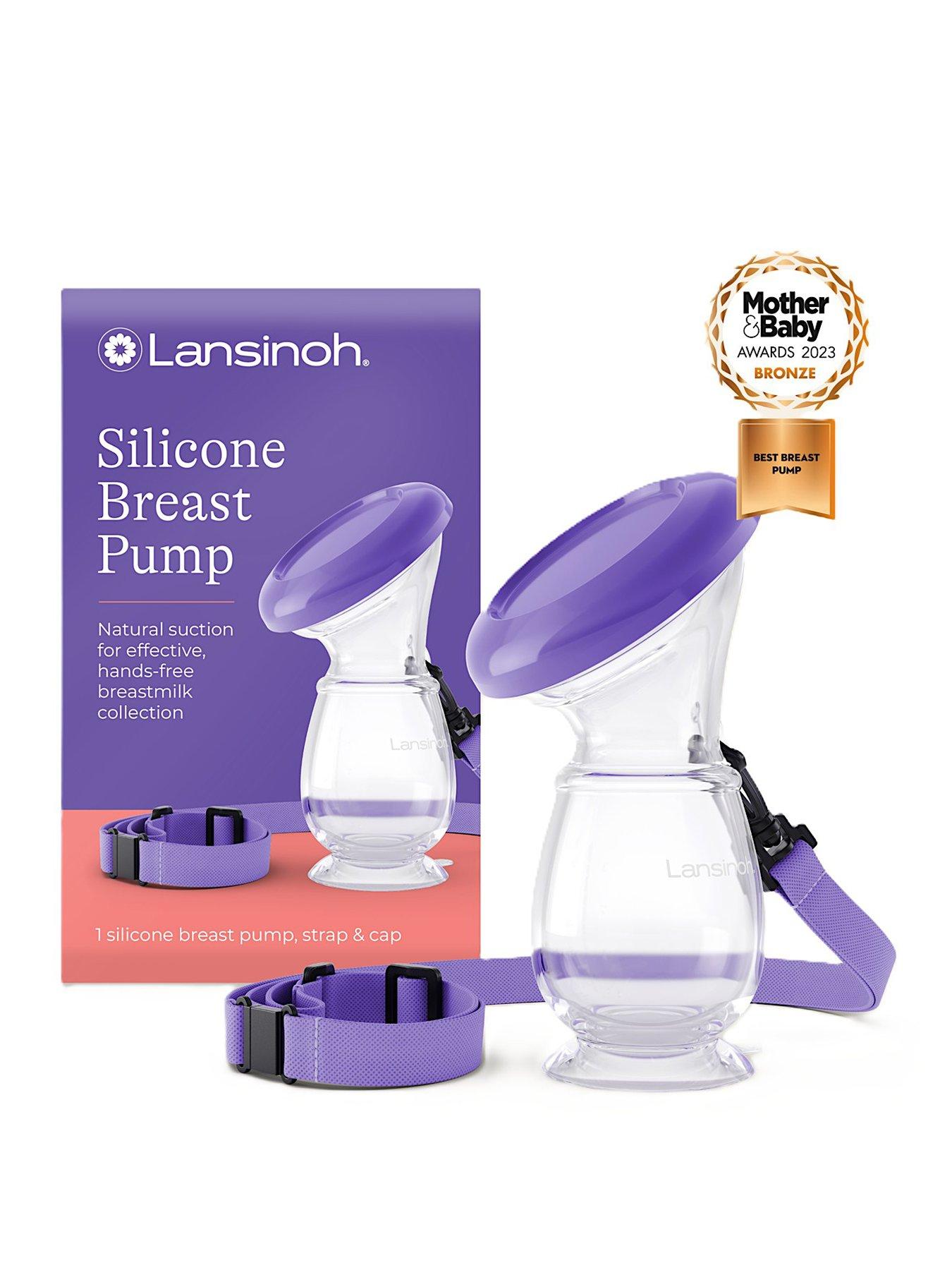 lansinoh-silicone-breast-pump-whitestillFront