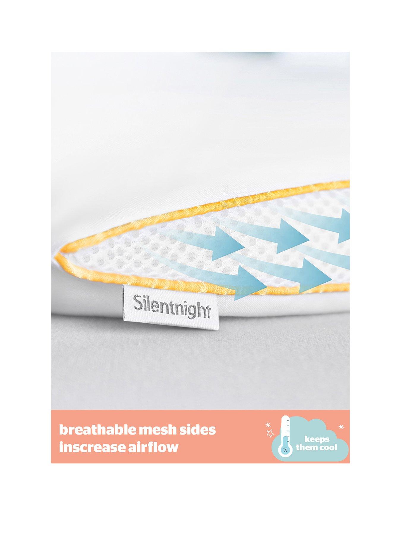 Image 3 of 6 of Silentnight Safe Nights Luxury Anti Allergy Breathable Cot Bed Pillow