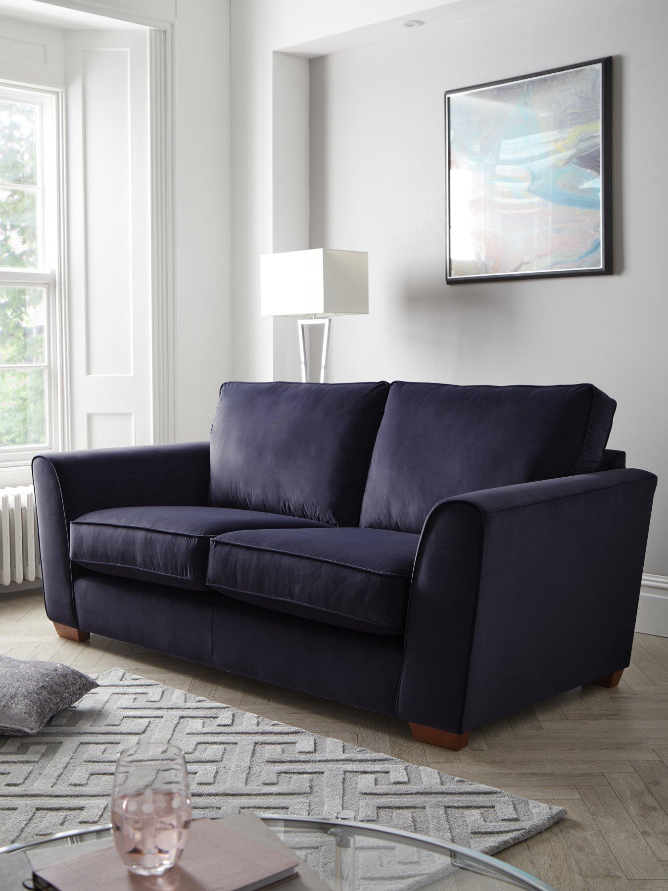 very-home-jackson-3-seater-velvet-sofa