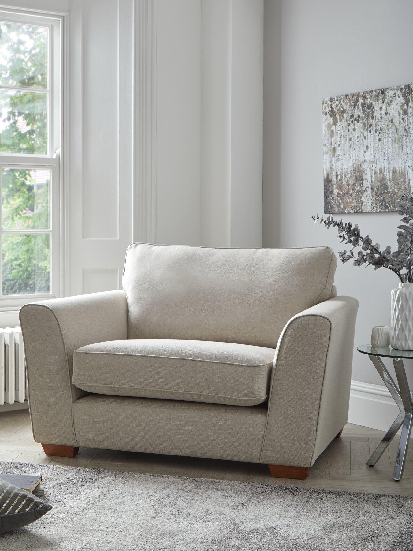 Very Home Jackson Fabric Snuggle Chair - Made to order in the UK