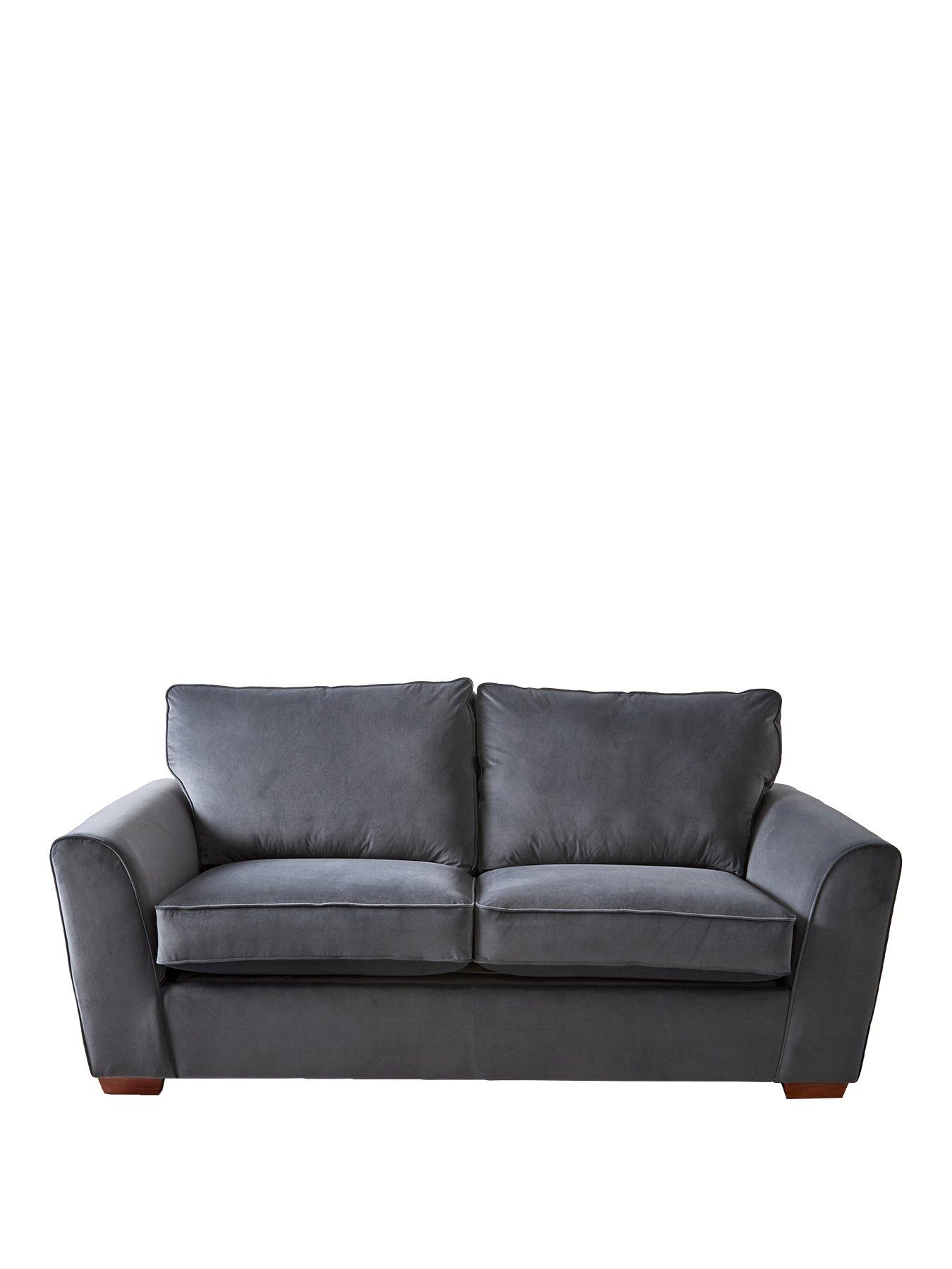 very-home-jackson-3-seater-velvet-sofa-bedstillFront