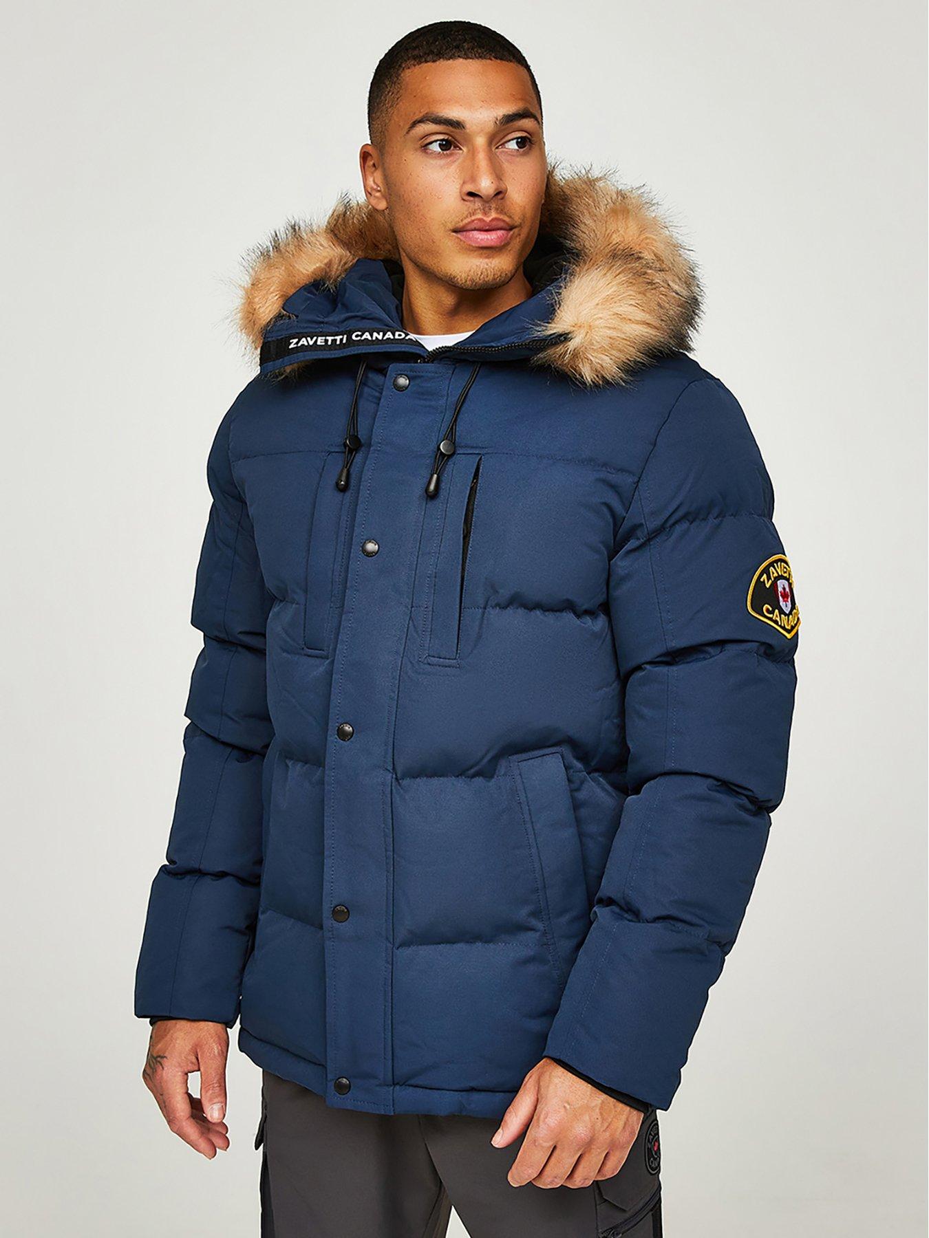 Zavetti Canada Oshawa Padded Parka Navy Very Ireland