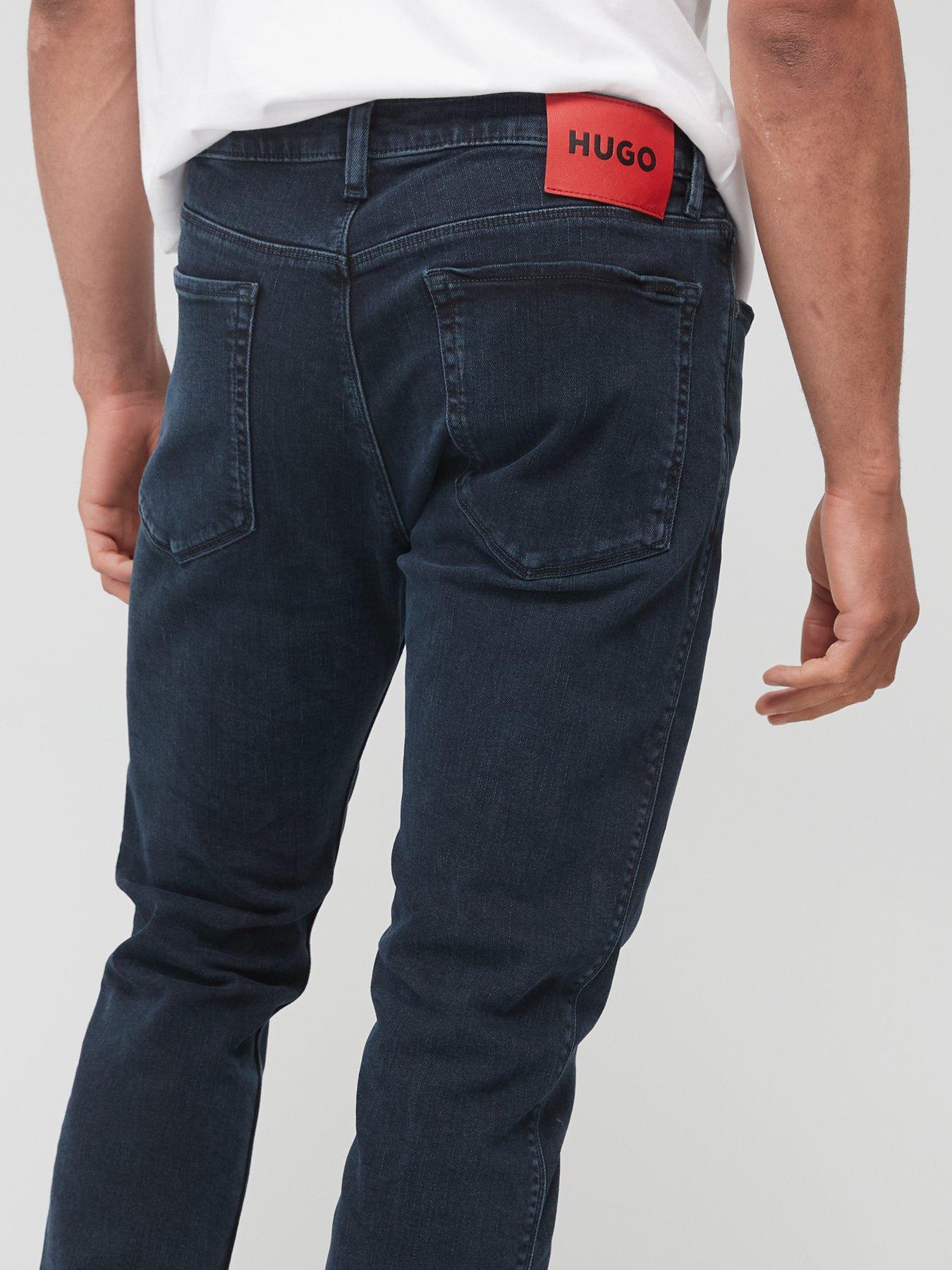 hugo-708-slim-fit-jeans-navyoutfit