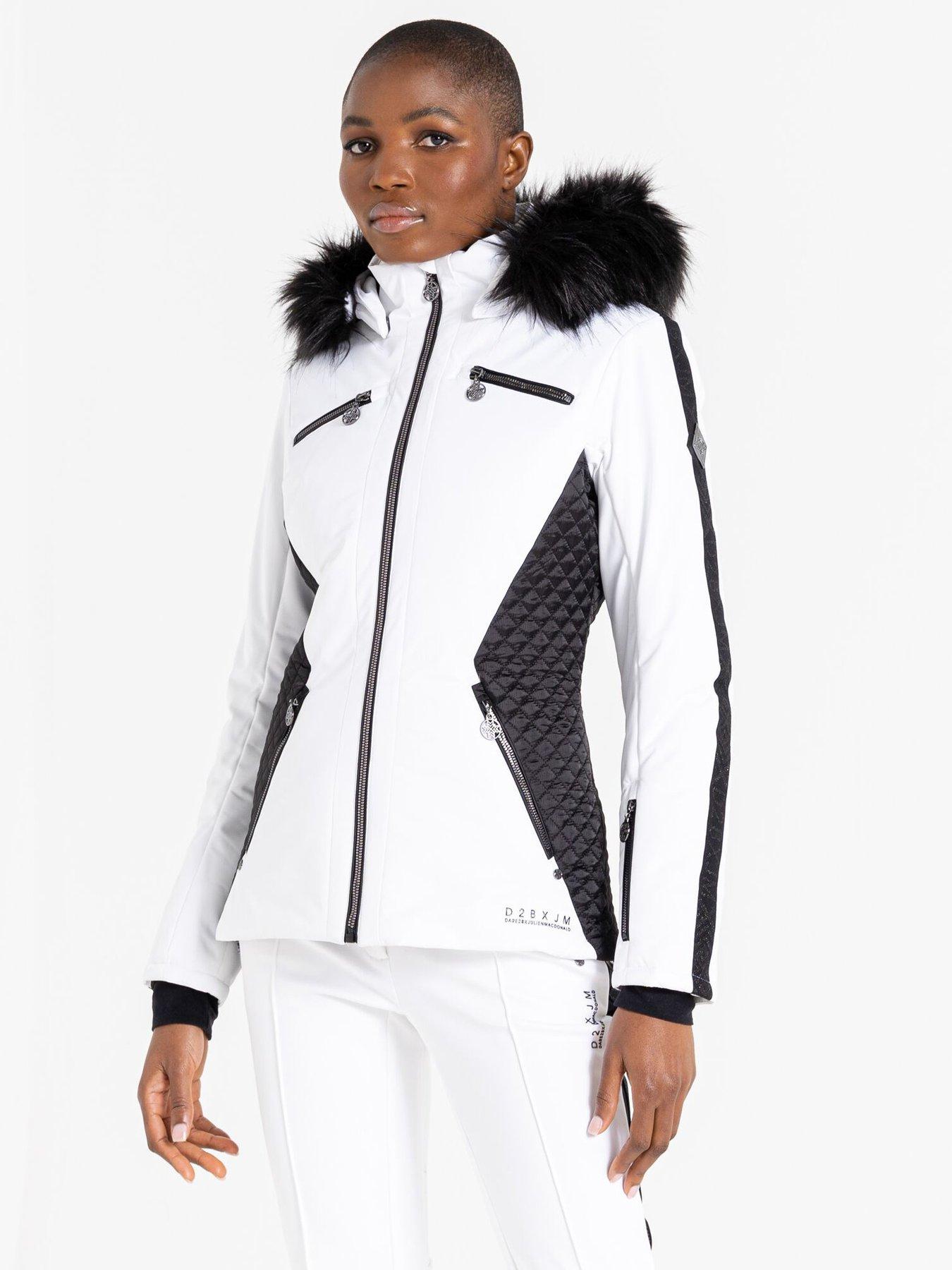 zeemijl Geliefde Riskeren Dare 2b Julien Macdonald Mystery Ski Jacket - White | Very Ireland