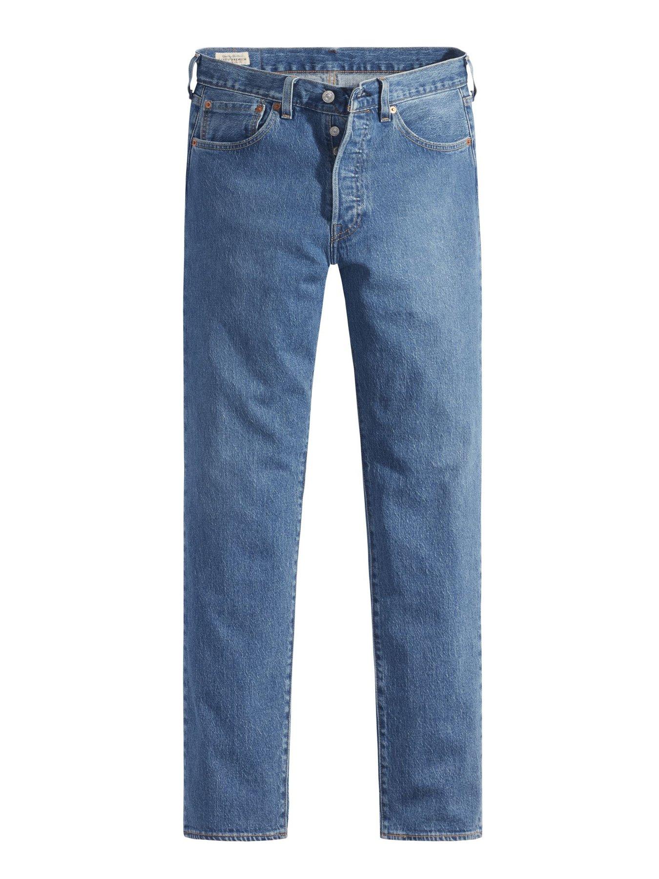 Image 5 of 7 of Levi's Levis 501&reg; Original Straight Fit Jeans - Basil Barton Springs - Blue