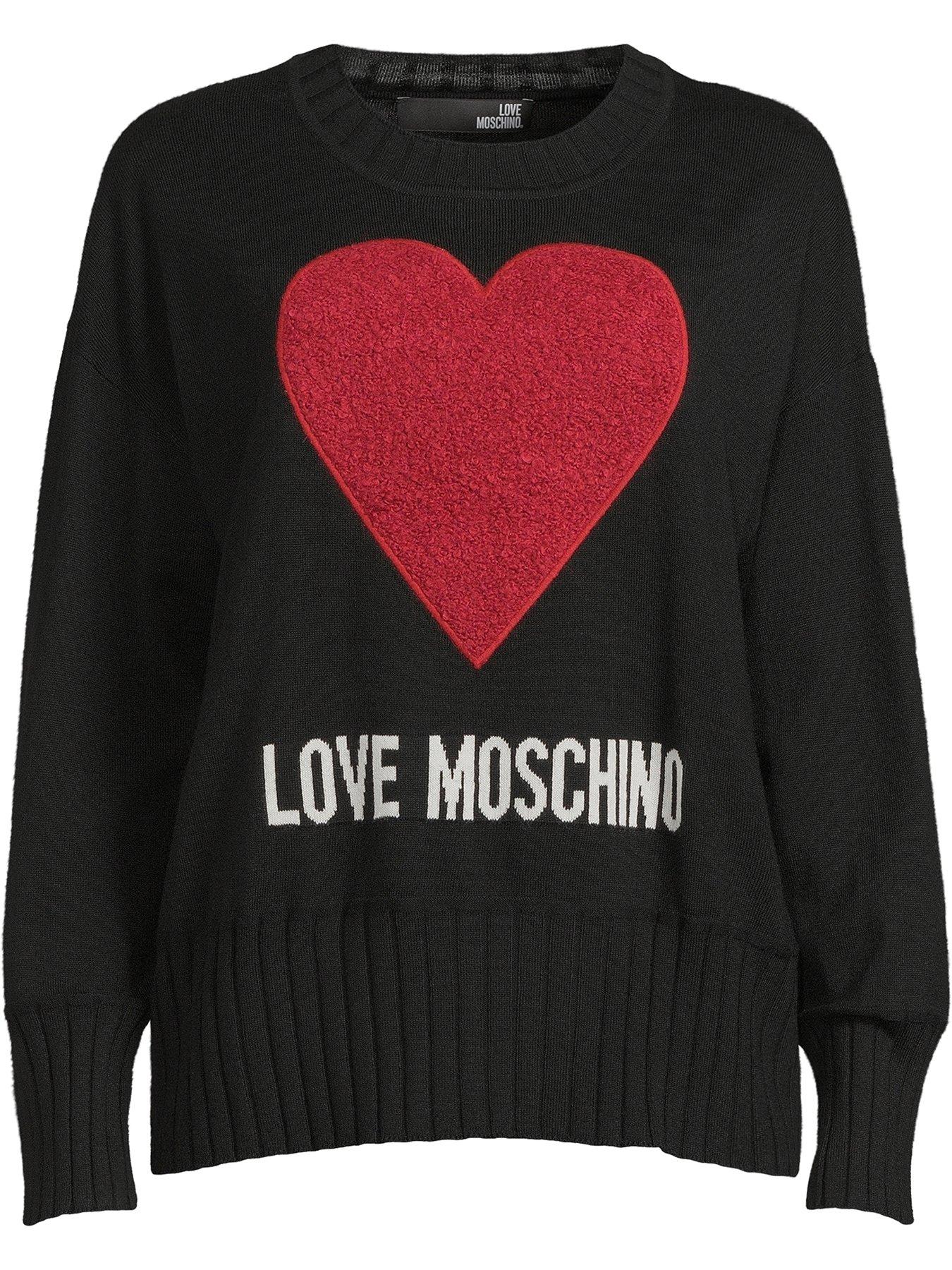 Moschino jumper cheap black