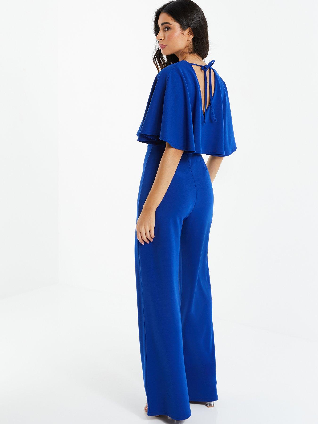 quiz royal blue jumpsuit