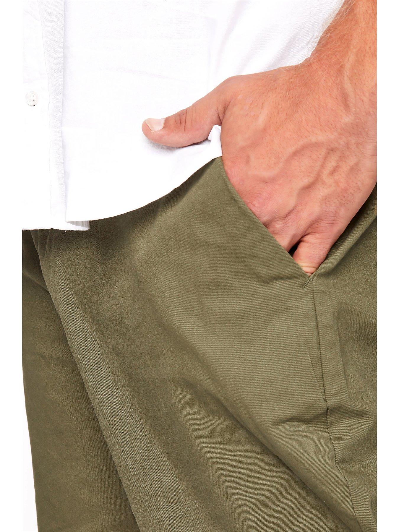 Image 3 of 3 of BadRhino Stretch Chino Shorts - Green