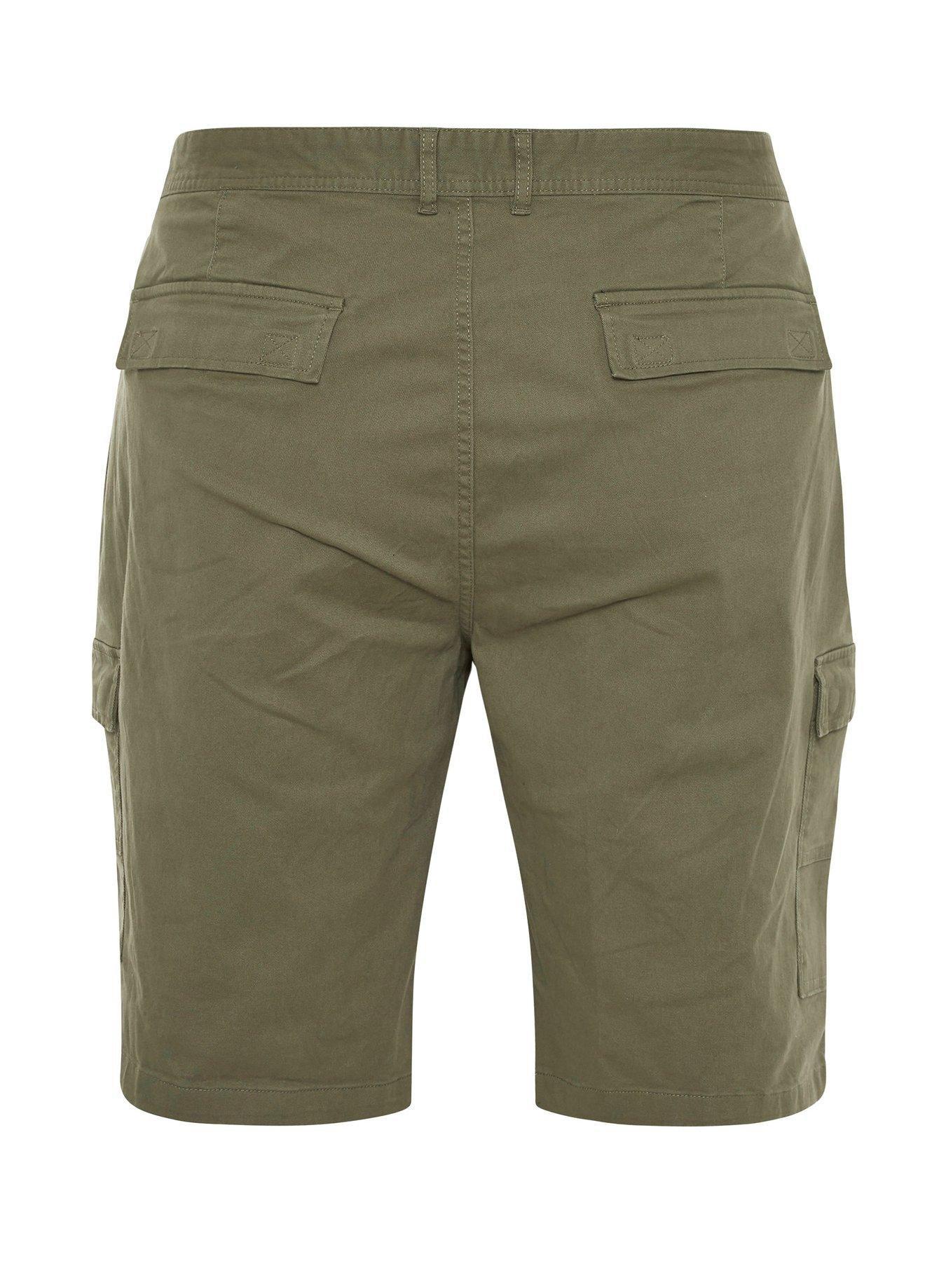 badrhino-stretch-cargo-shorts-greenstillFront