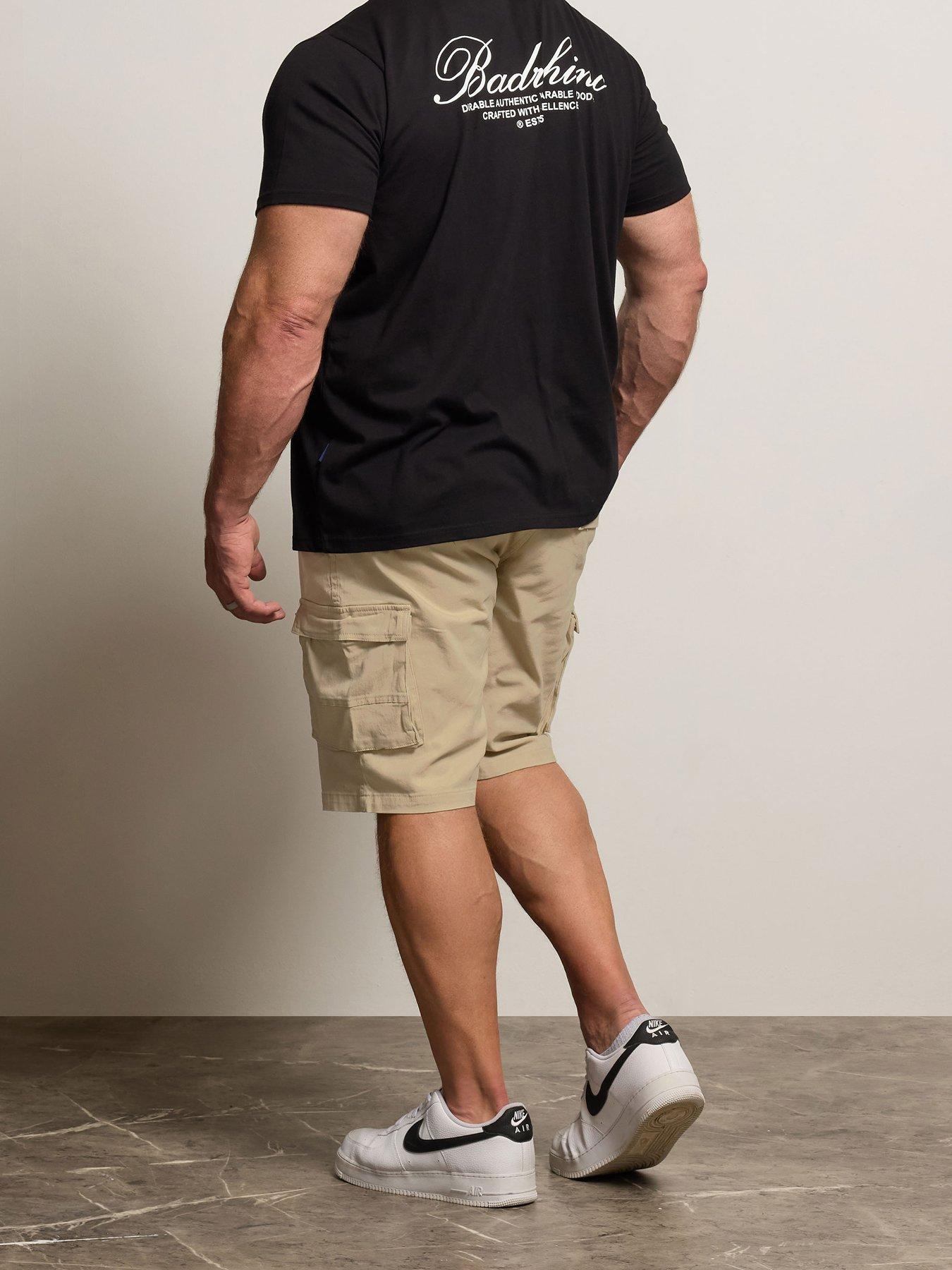 Image 2 of 4 of BadRhino Stretch Cargo Shorts - Cream