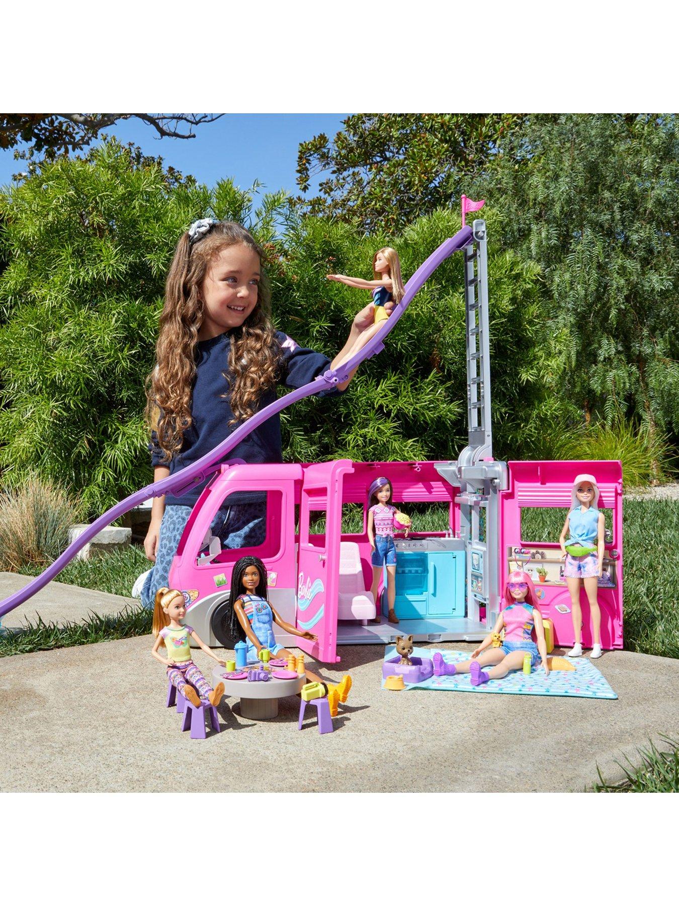 Barbie dream camper discount bus