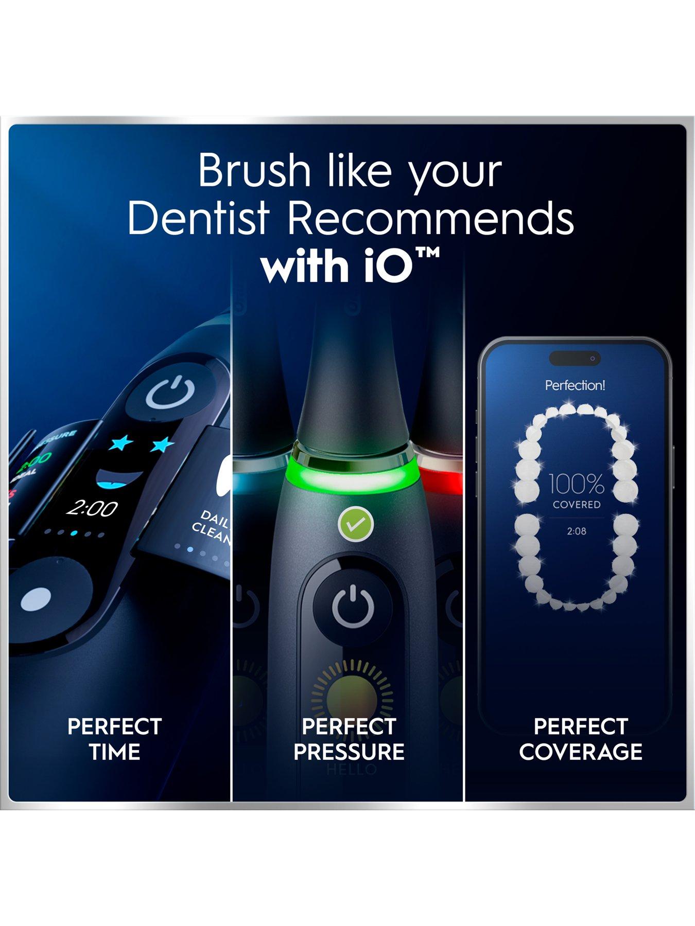 Image 3 of 7 of Oral-B iO6 Black Lava and&nbsp;Pink Sand Electric Toothbrush Duo Pack