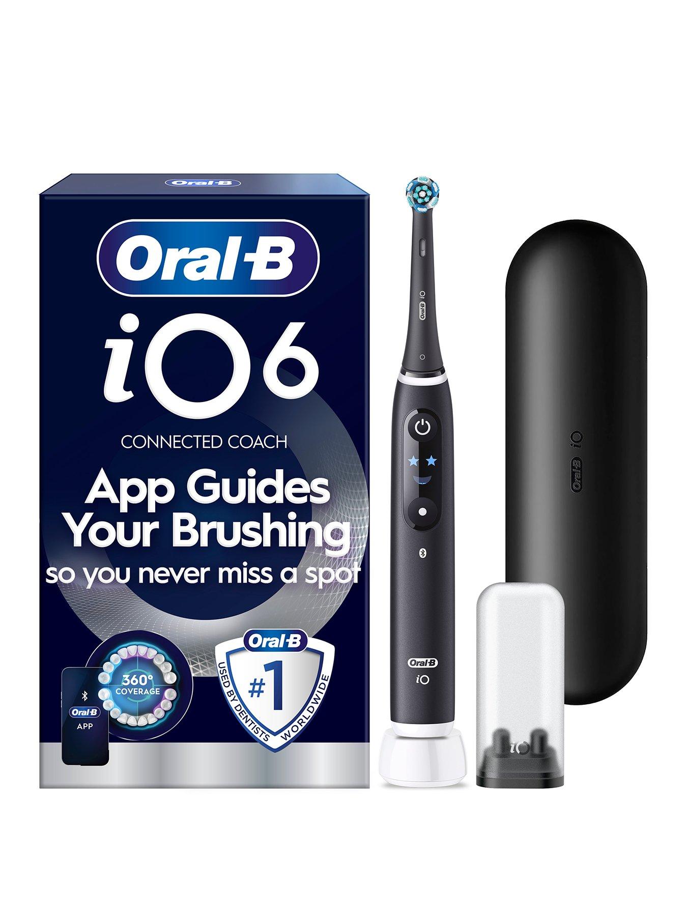 Image 1 of 7 of Oral-B iO6&nbsp;Ultimate Clean Electric Toothbrush - Black Lava