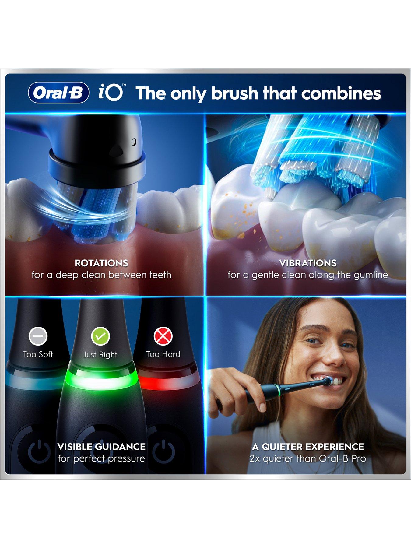 Image 4 of 7 of Oral-B iO6&nbsp;Ultimate Clean Electric Toothbrush - Black Lava