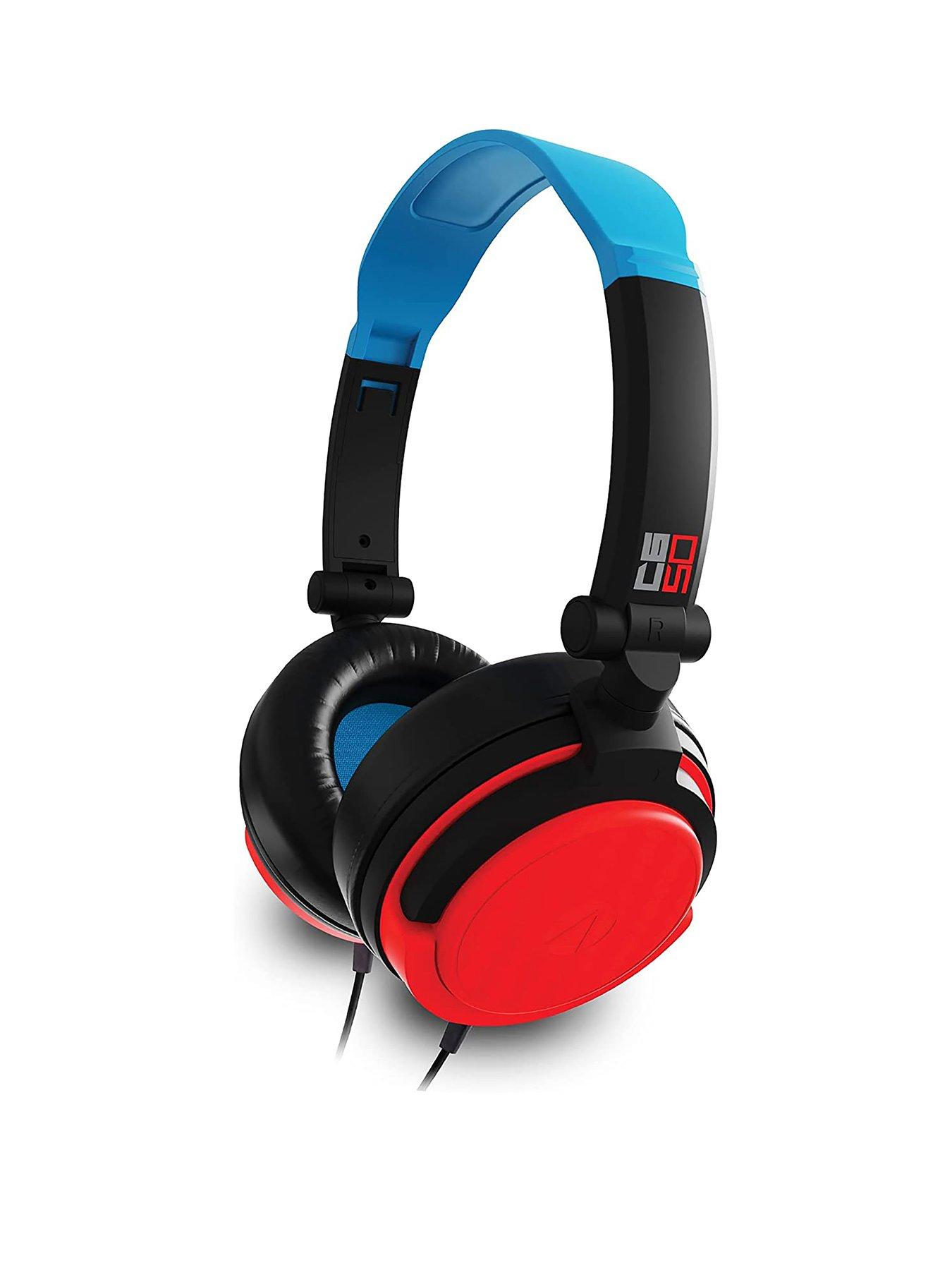 Stealth Stealth C6-50 Gaming Headset for Switch, XBOX, PS4/PS5, PC - Neon Blue/Red