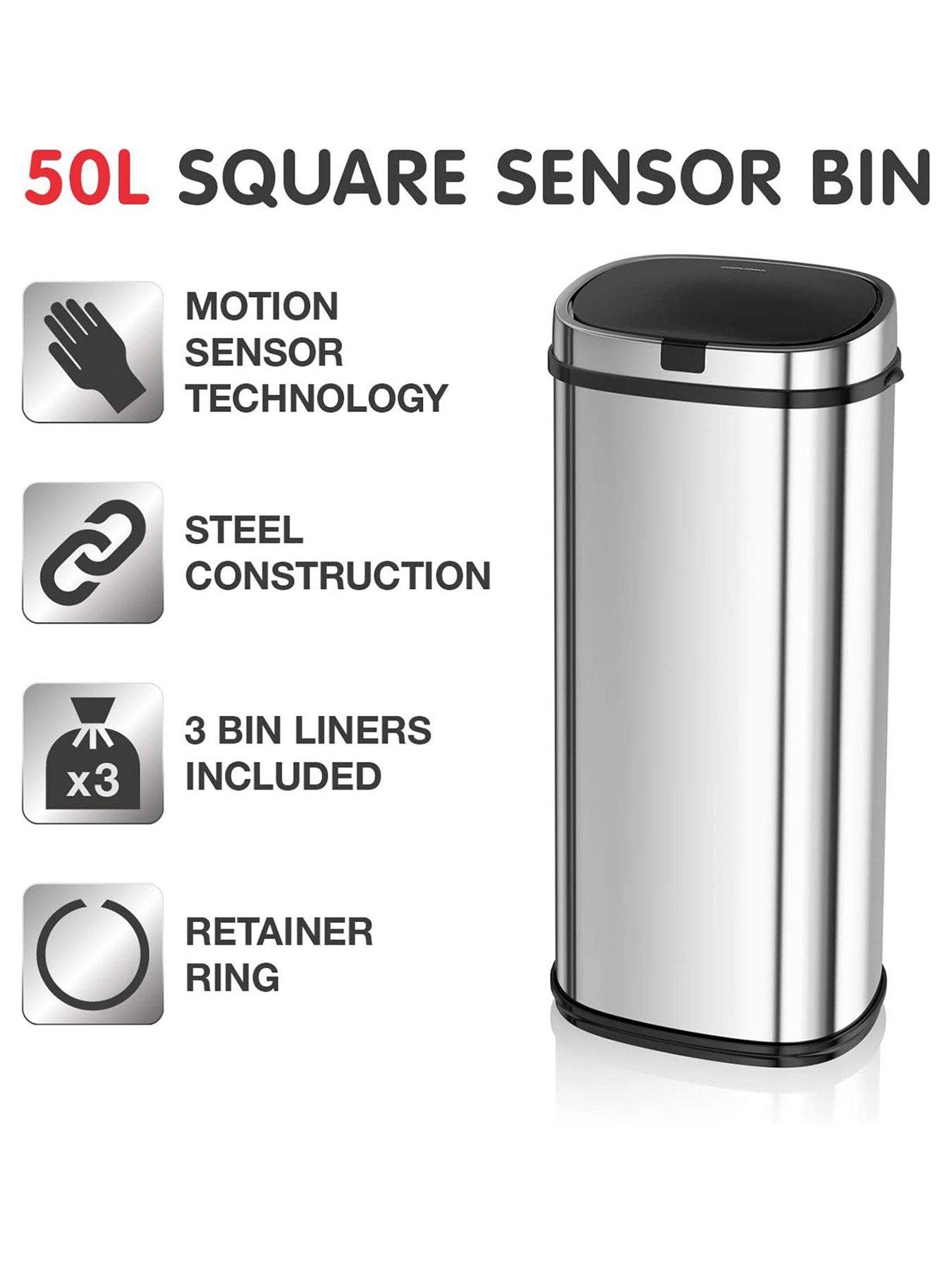 Morphy Richards Chroma 50 Litre Square Sensor Bin Very Ireland