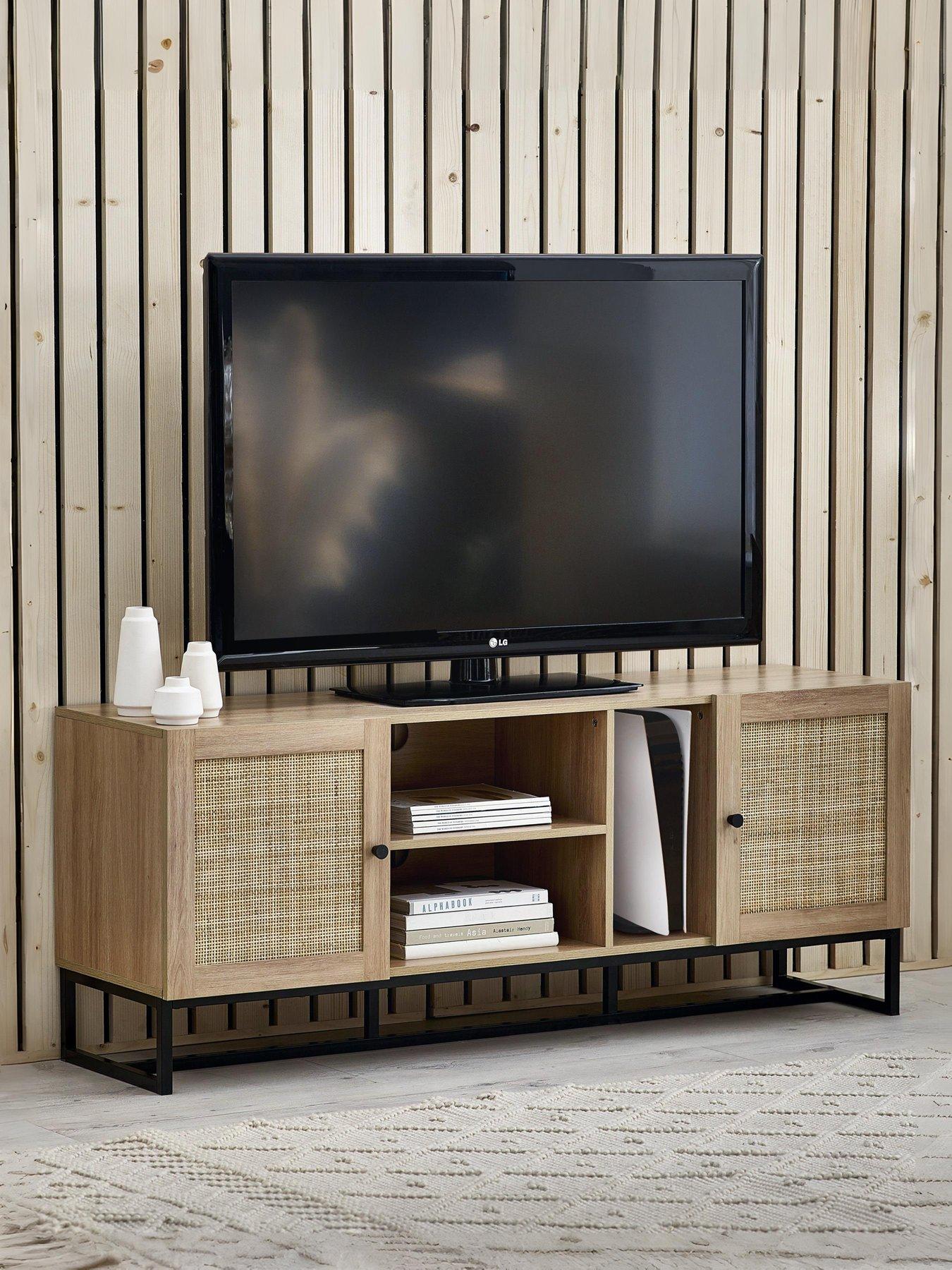 Julian Bowen Padstow TV Unit - fits up to 55 inch TV - Oak