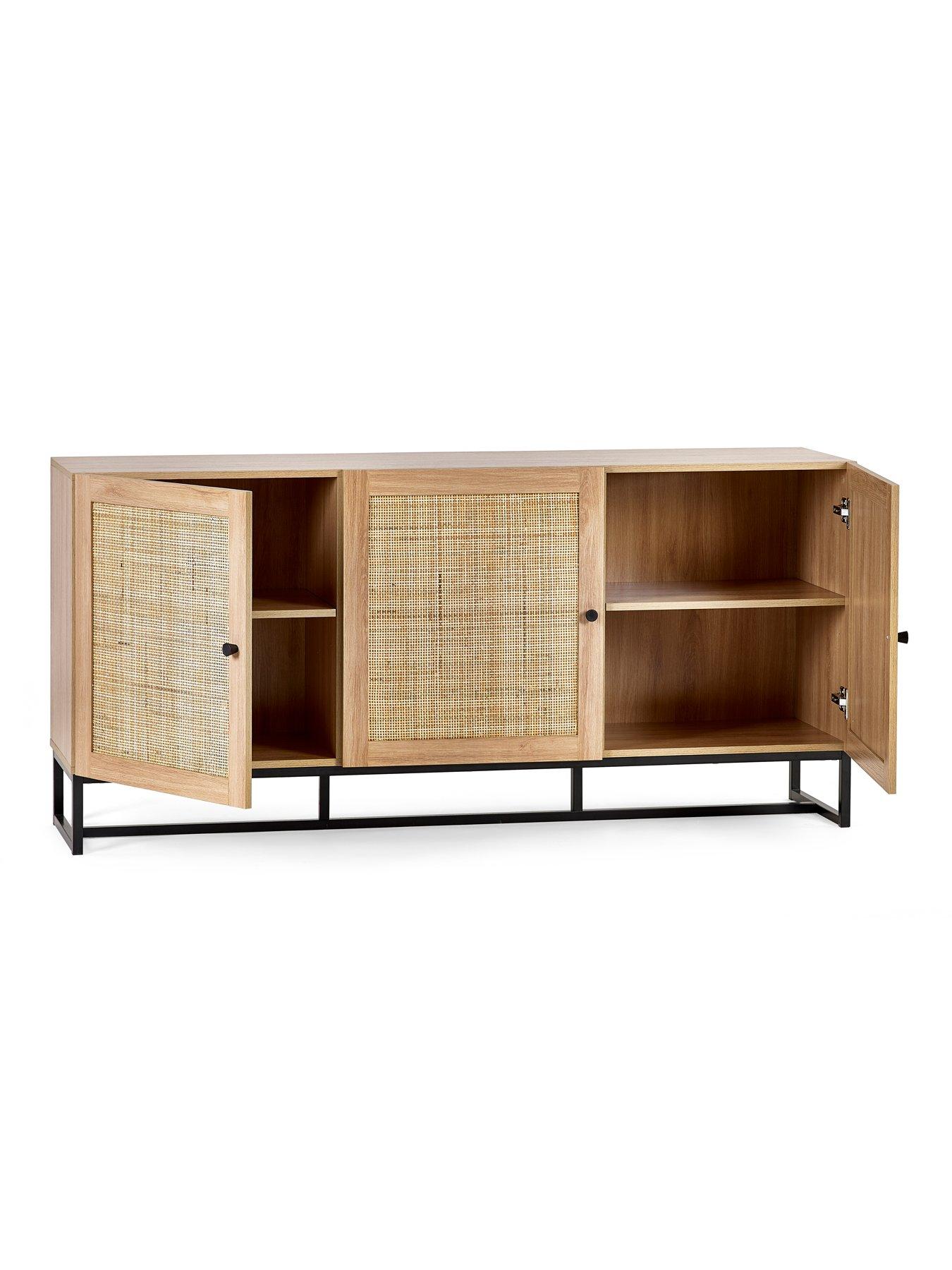 julian-bowen-padstow-3-doornbspsideboard-oaknbspoutfit