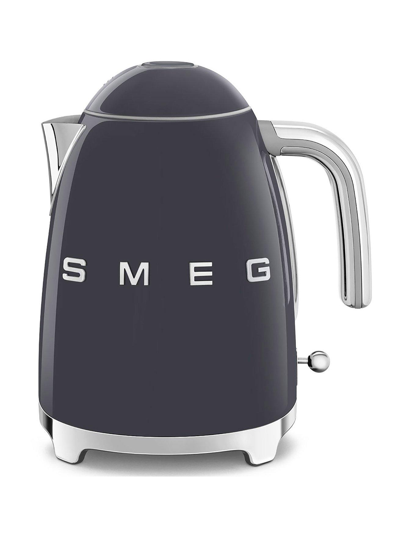 Image 1 of 6 of Smeg KLF03 Retro Style Jug Kettle, 300W, 1.7L - Slate Grey