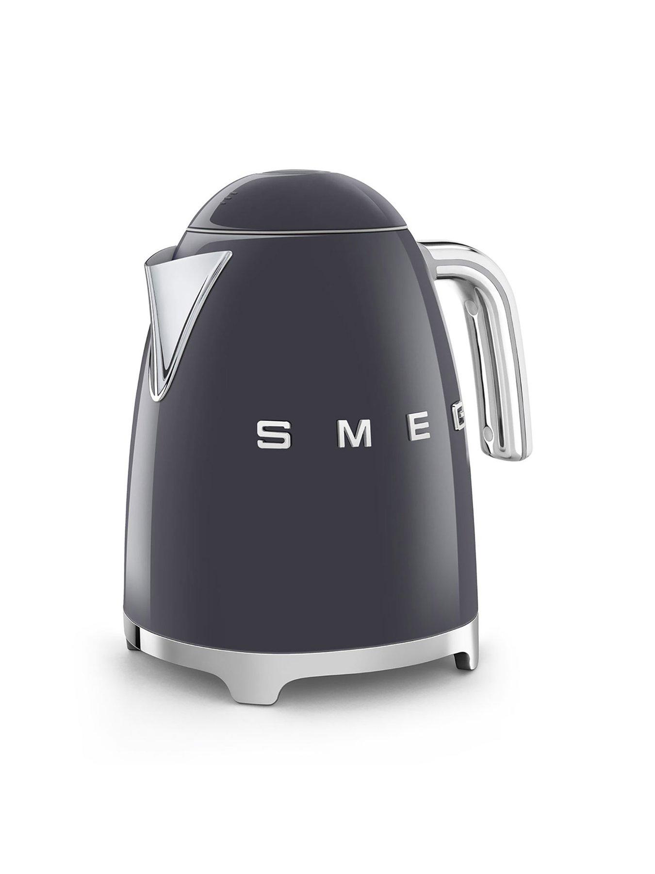 Image 2 of 6 of Smeg KLF03 Retro Style Jug Kettle, 300W, 1.7L - Slate Grey
