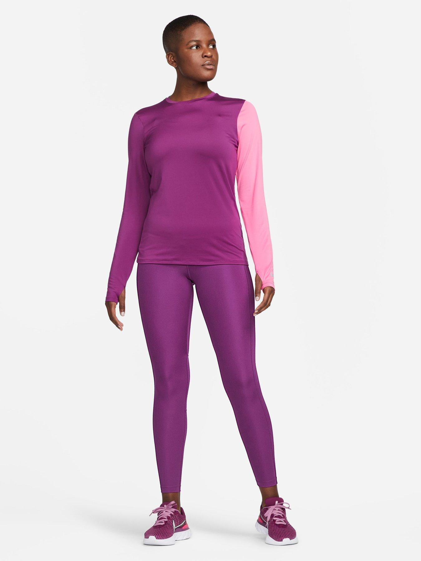 NIKE Dri-Fit Knee Length Tights, Women's Fashion, Activewear on Carousell