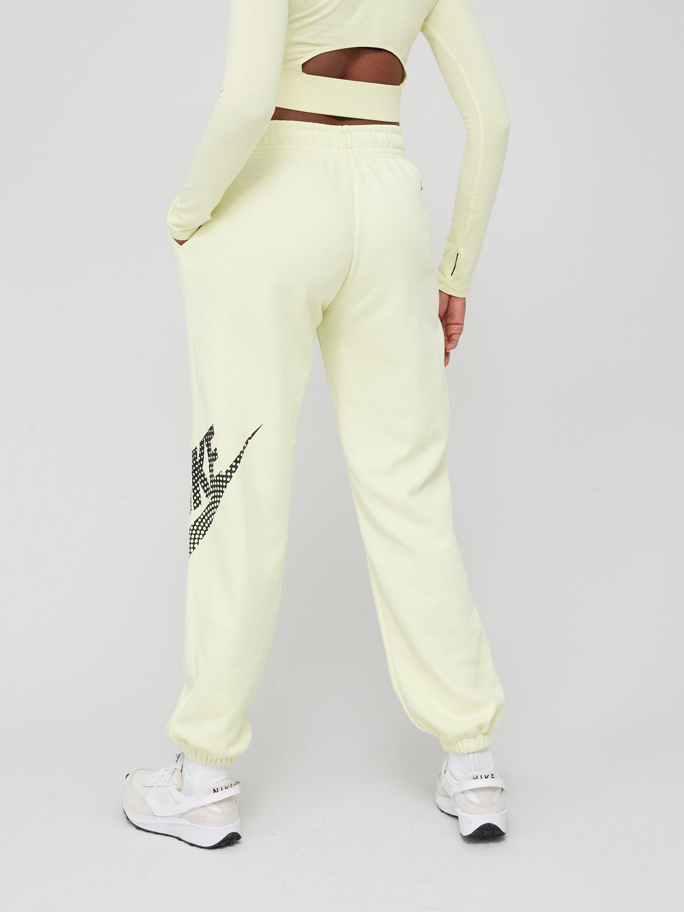 Nike NSW Club Fleece Mid Rise Oversized Joggers - Cream