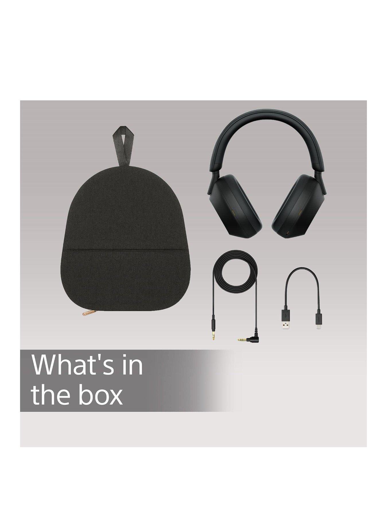 Image 3 of 7 of Sony WH-1000XM5 Noise-Cancelling Over-Ear Headphones - 30 hours battery life - Optimised for Alexa and Google Assistant with built-in mic