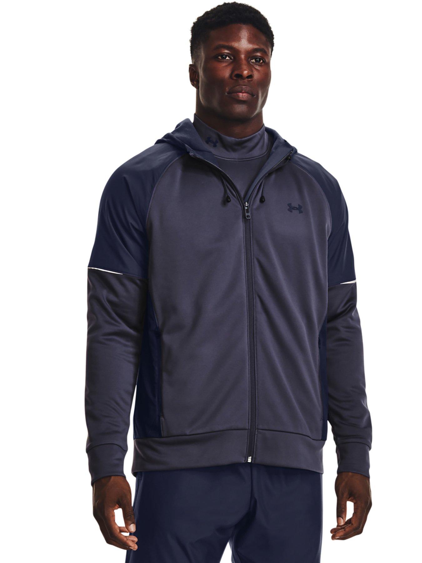 Training Armour Fleece Storm Full Zip Hoodie Steel