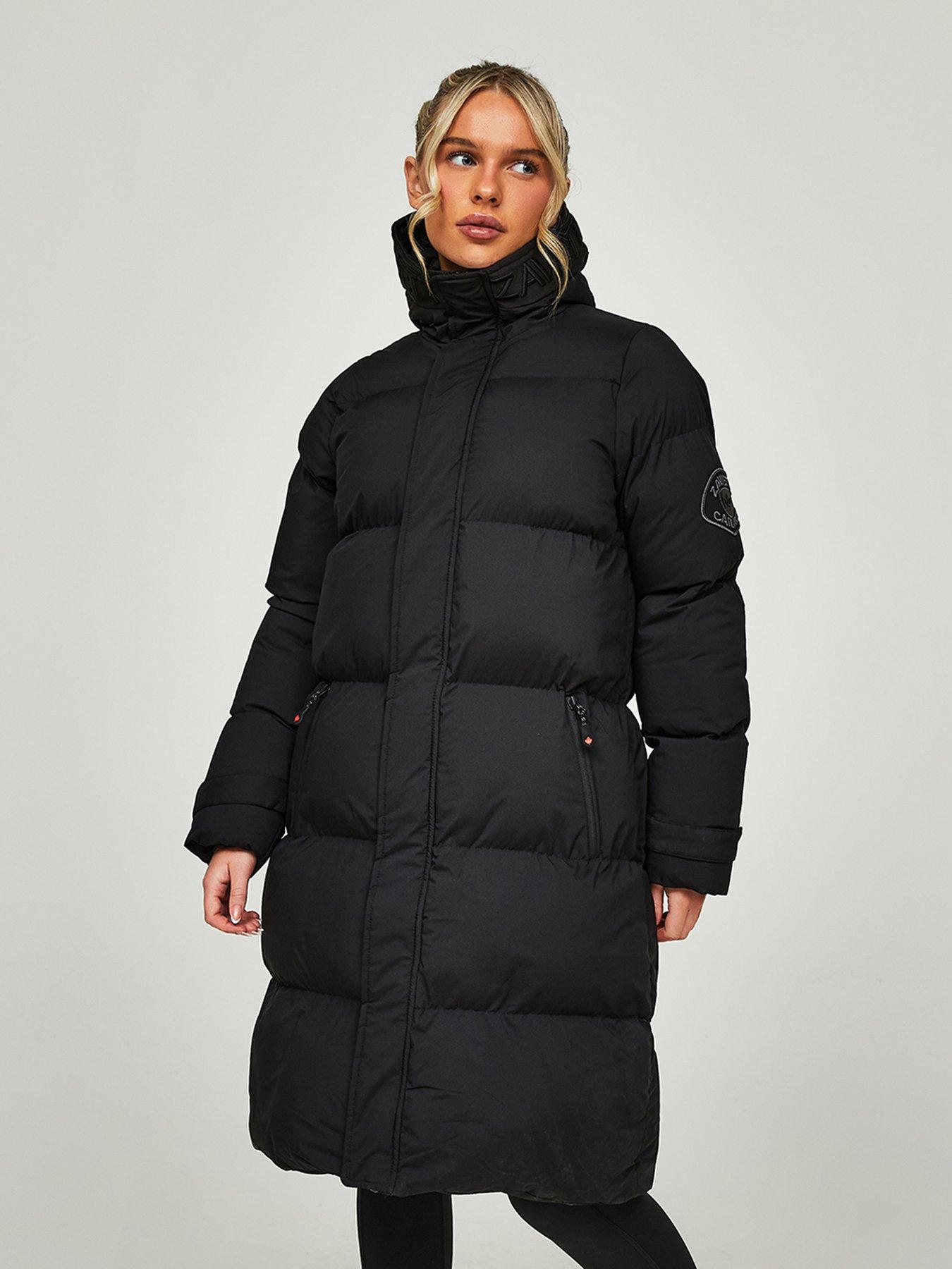 Zavetti Canada Alora Longline Padded Jacket - Black | Very Ireland
