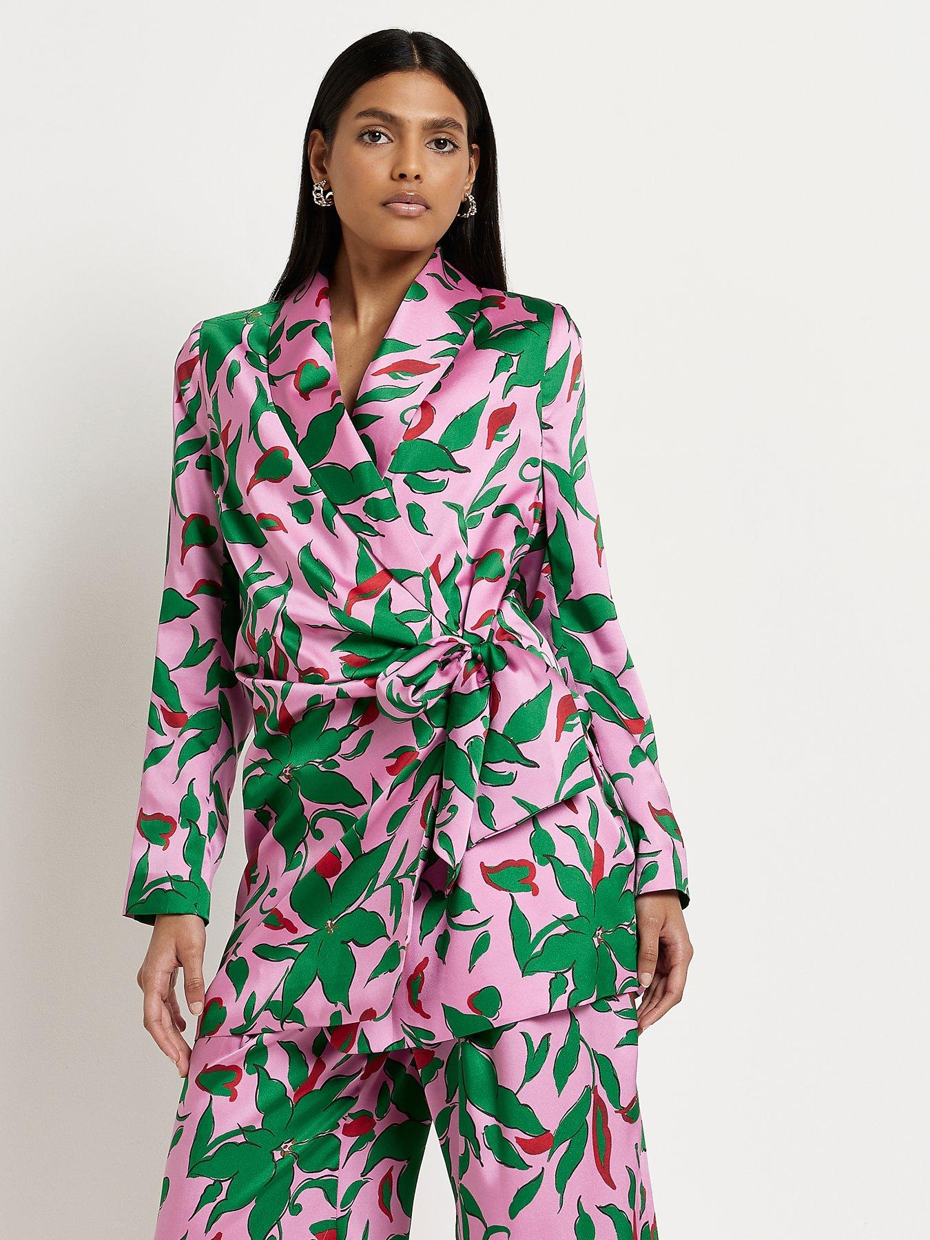 River island pink hot sale blazer dress